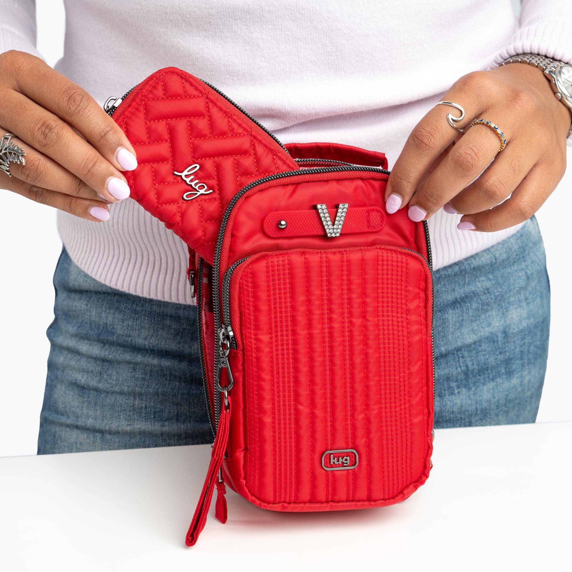 Skeeter Mini Bridge Love Convertible Crossbody - - SkeeterMiniBridgeLove_Lifestyle_03