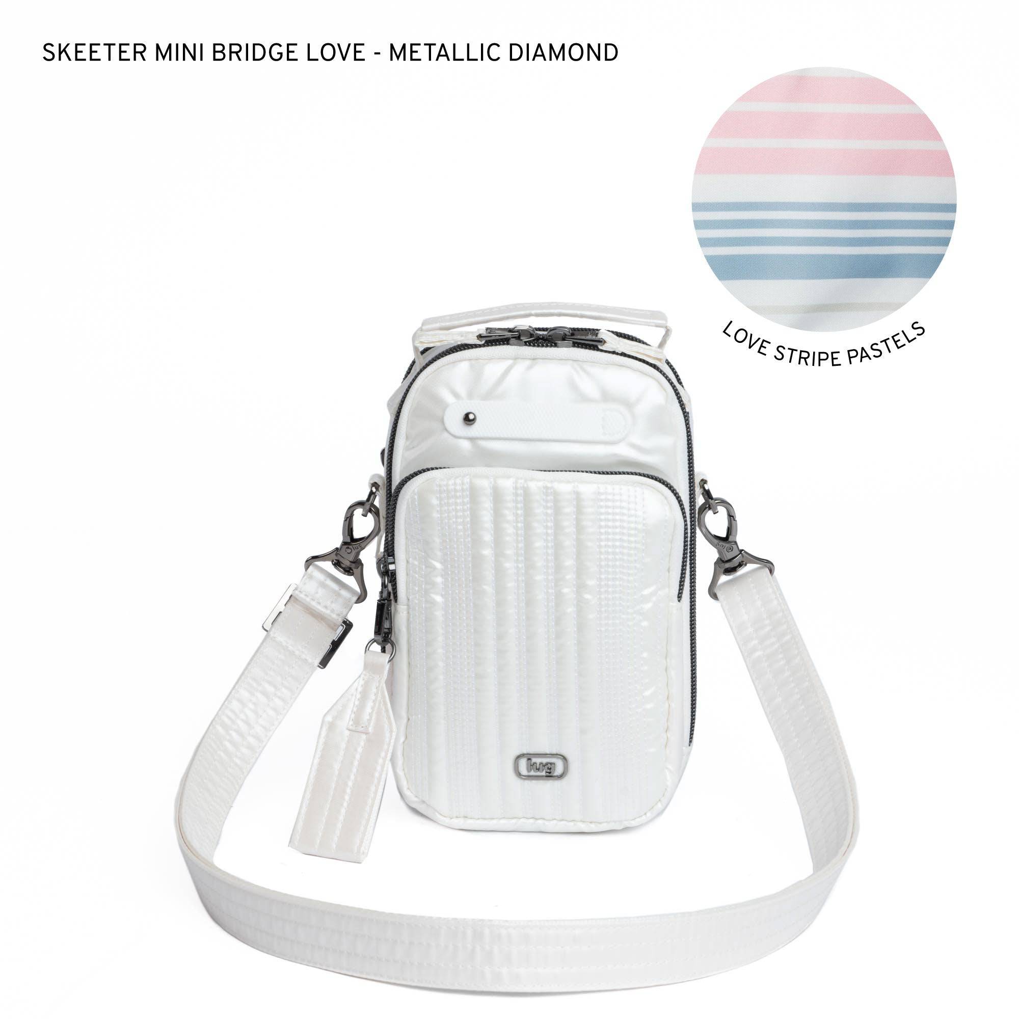Skeeter Mini Bridge Love Convertible Crossbody - METALLIC DIAMOND - SkeeterMiniBridgeLove_MetallicDiamond_LL