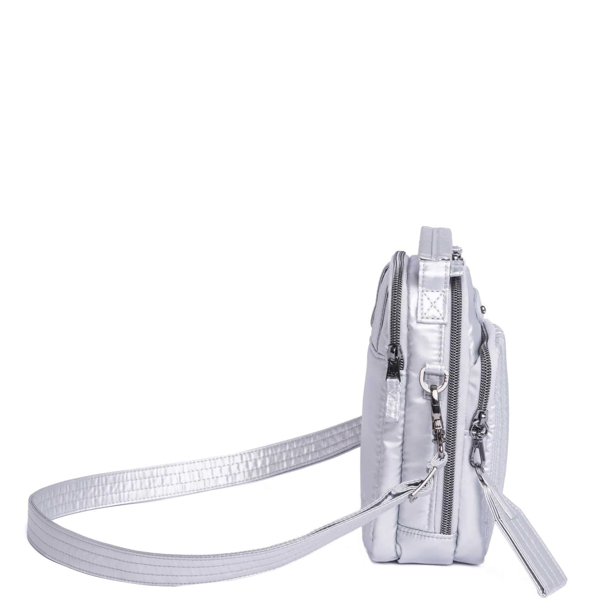 Skeeter Mini Bridge Love Convertible Crossbody - METALLIC SILVER - SkeeterMiniBridgeLove_MetallicSilver_03