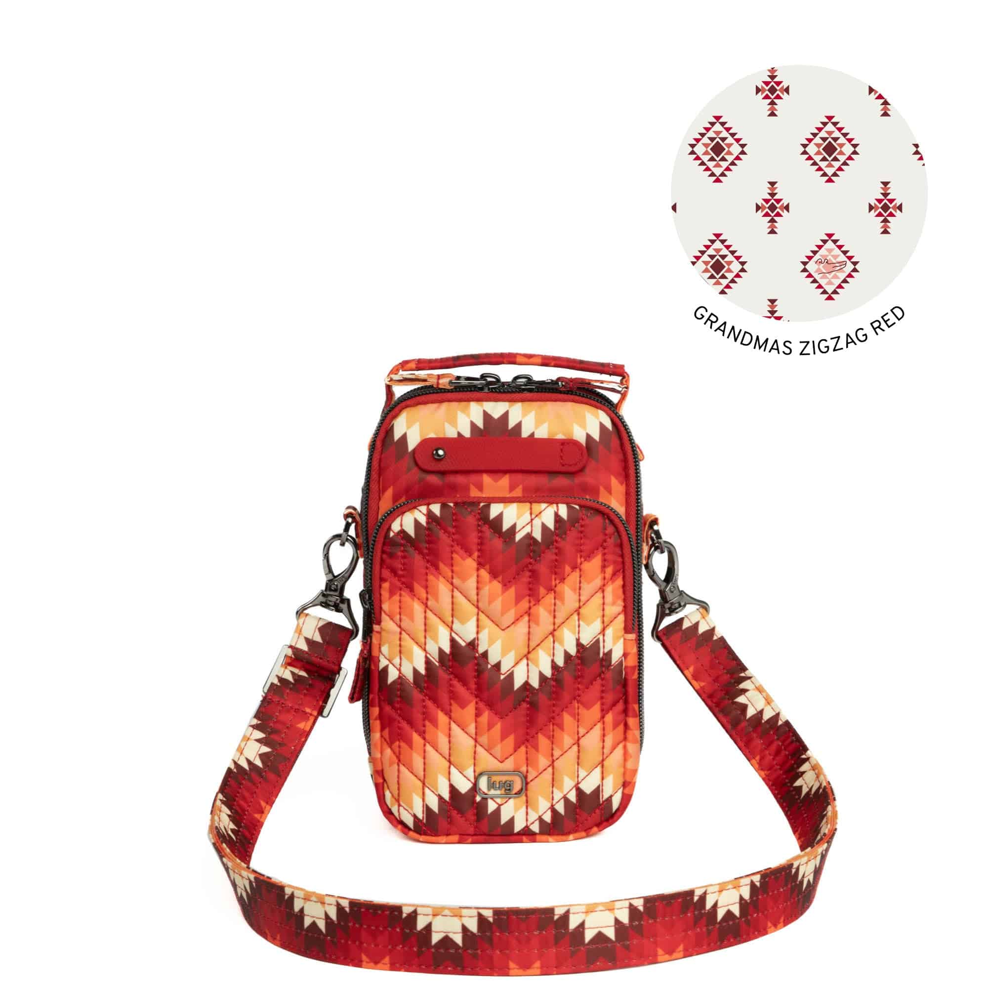 Guild Collection Classic Skeeter Mini Bridge - BARGELLO MOUNTAINS RED - SkeeterMiniBridge_BargelloMountainsRed