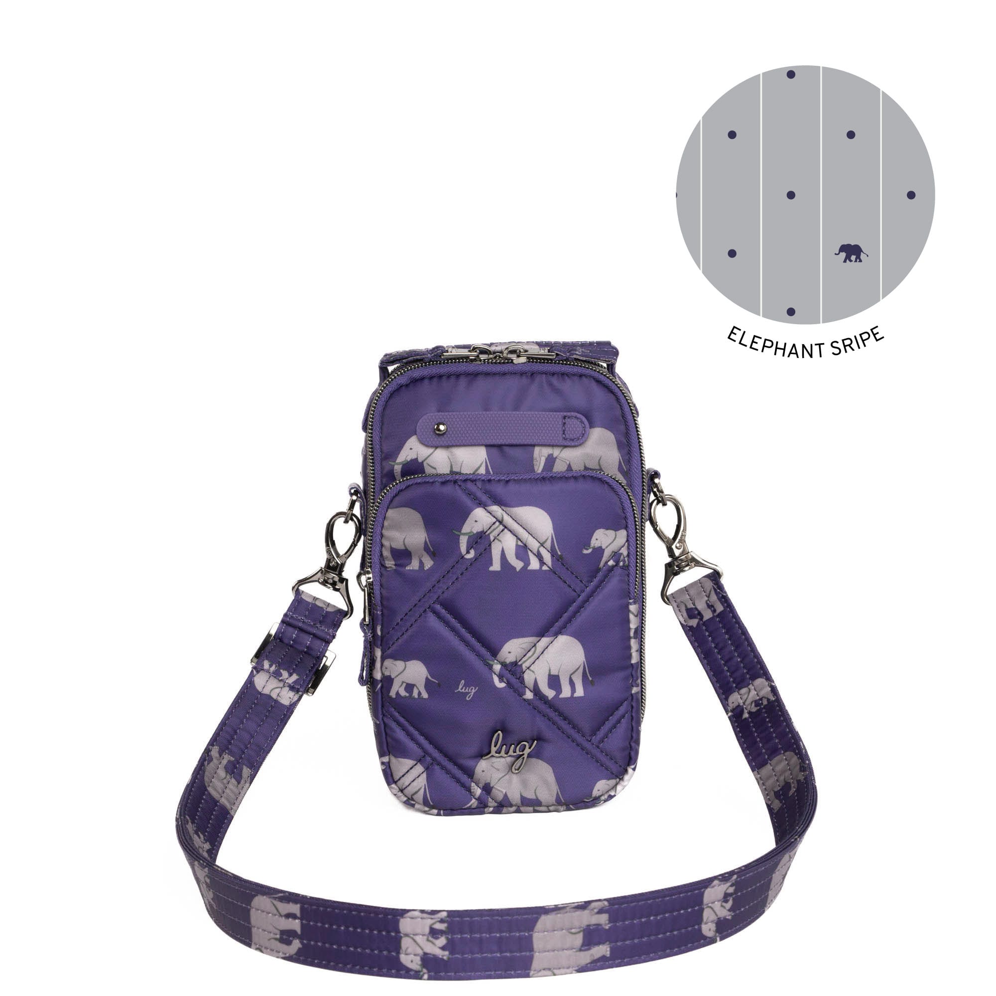 Skeeter Mini Bridge Convertible Crossbody - ELEPHANT PURPLE - SkeeterMiniBridge_ElephantPurple