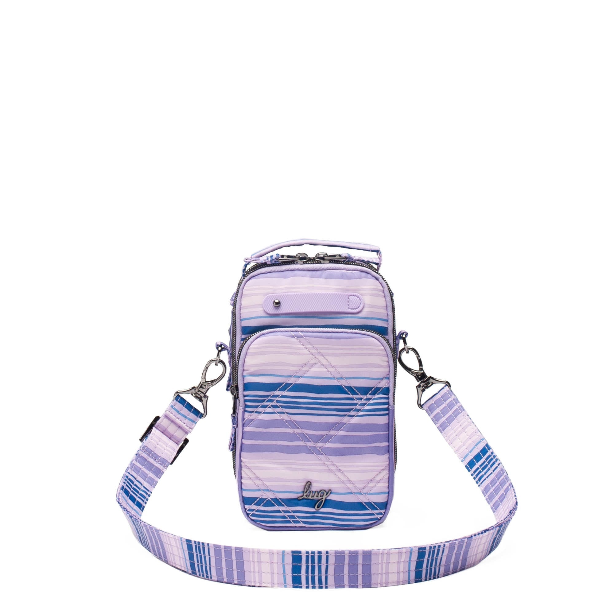 Skeeter Mini Bridge Convertible Crossbody - LOVE WAVES PURPLE - SkeeterMiniBridge_LoveWavesPurple_01