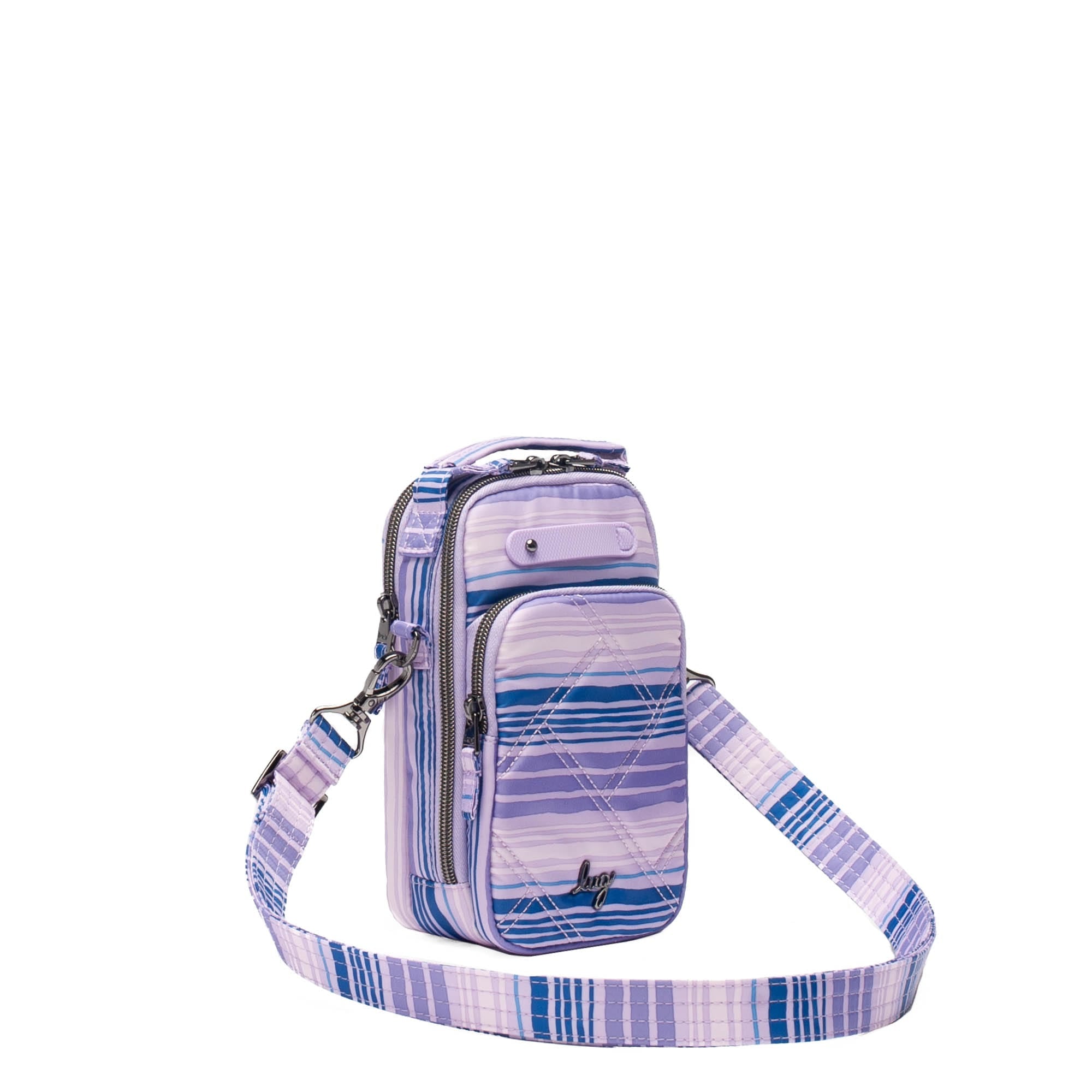 Skeeter Mini Bridge Convertible Crossbody - LOVE WAVES PURPLE - SkeeterMiniBridge_LoveWavesPurple_02