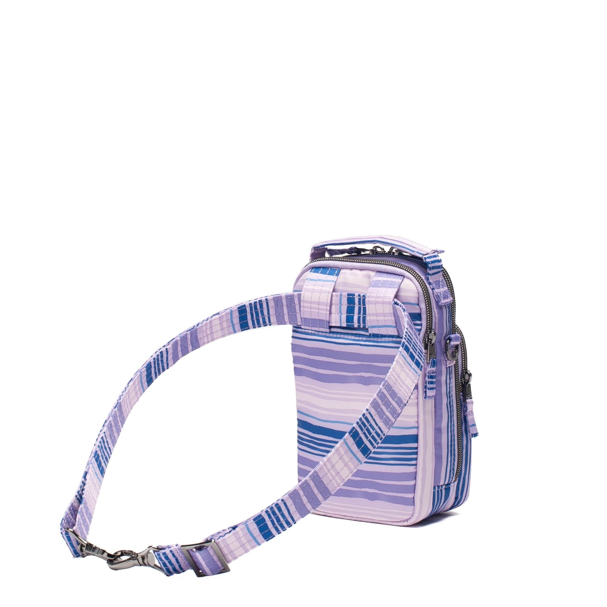 Skeeter Mini Bridge Convertible Crossbody - LOVE WAVES PURPLE - SkeeterMiniBridge_LoveWavesPurple_04
