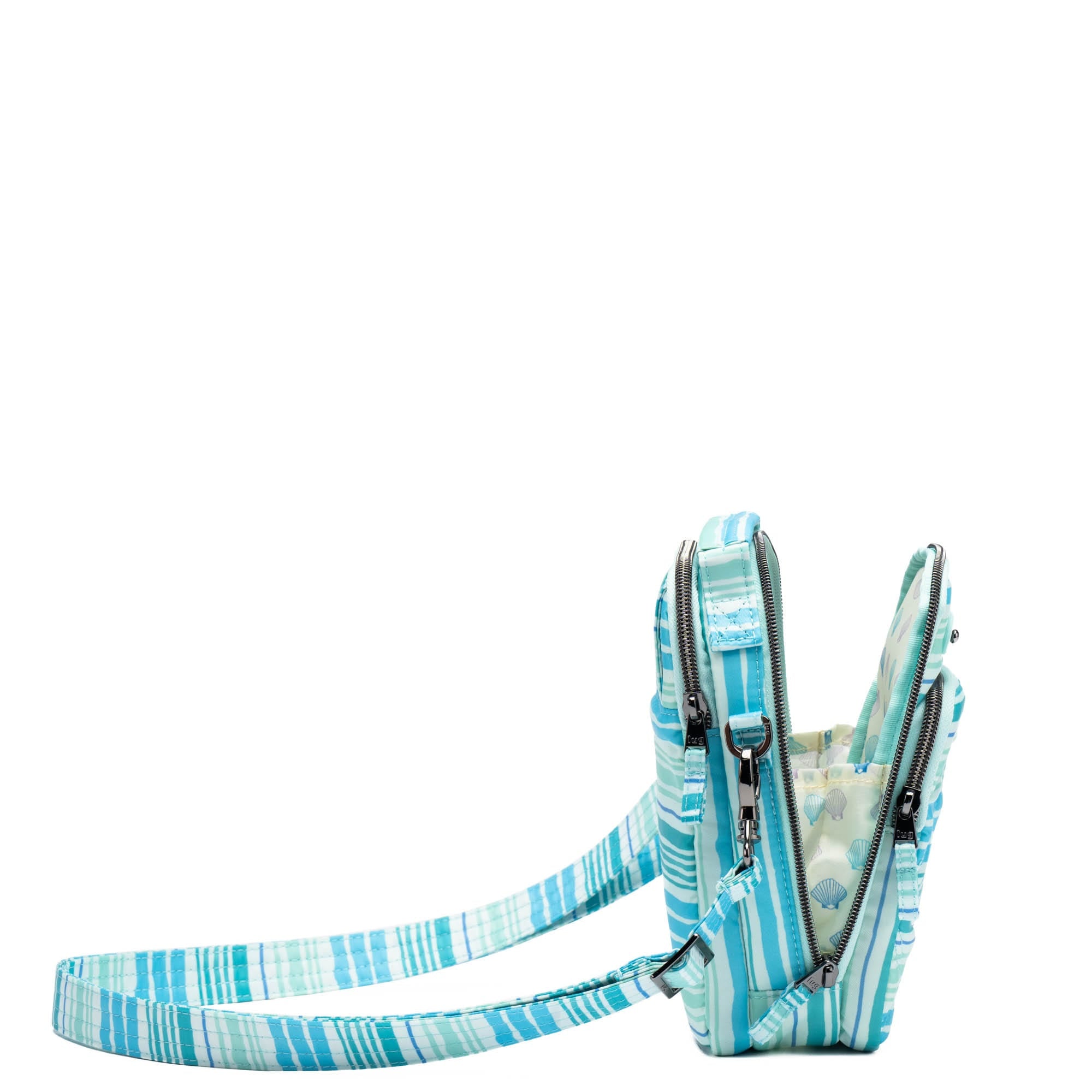 Skeeter Mini Bridge Convertible Crossbody - LOVE WAVES AQUA - SkeeterMiniBridge_LoveswavesAqua_06