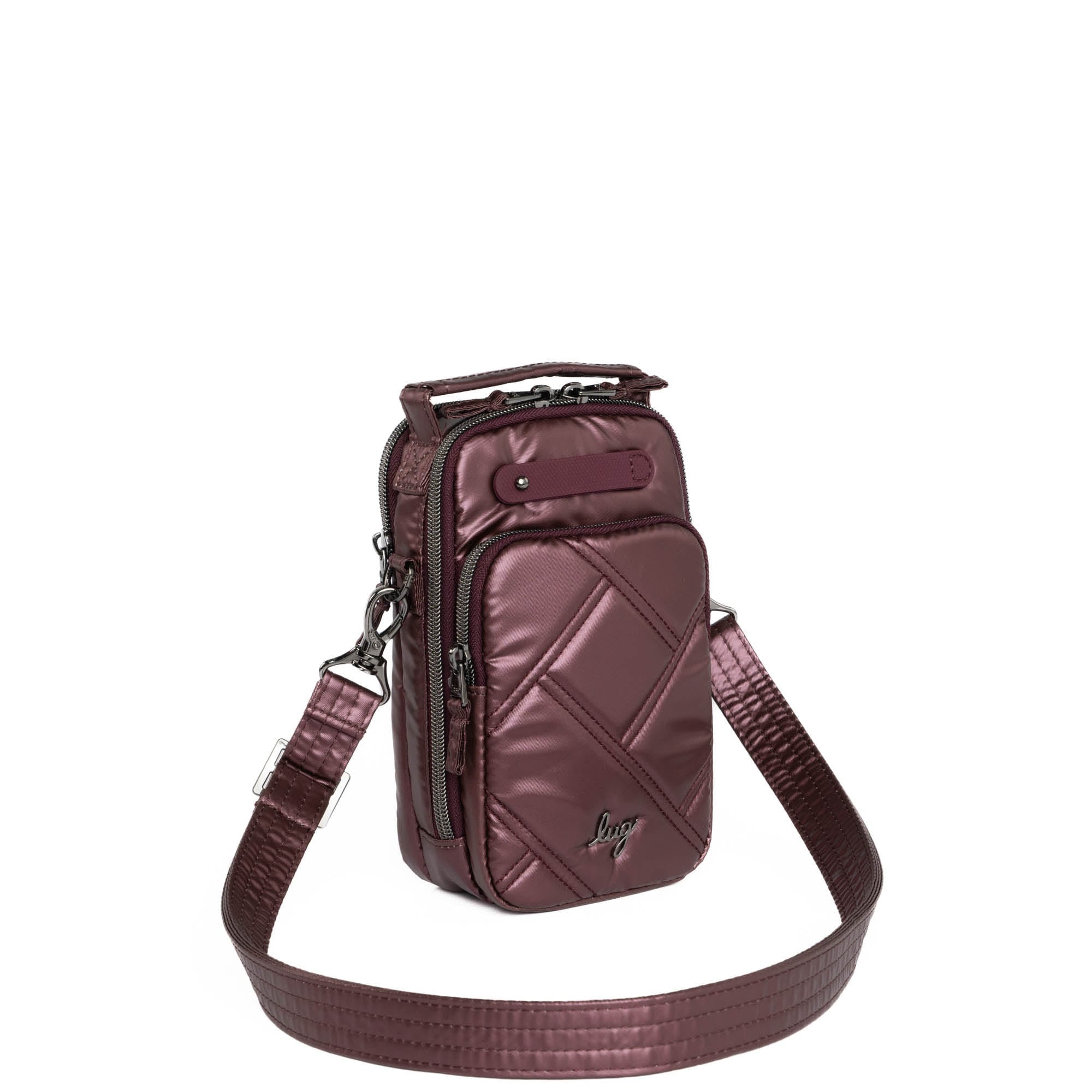 Skeeter Mini Bridge Convertible Crossbody - METALLIC WINE - SkeeterMiniBridge_MetallicWine_02