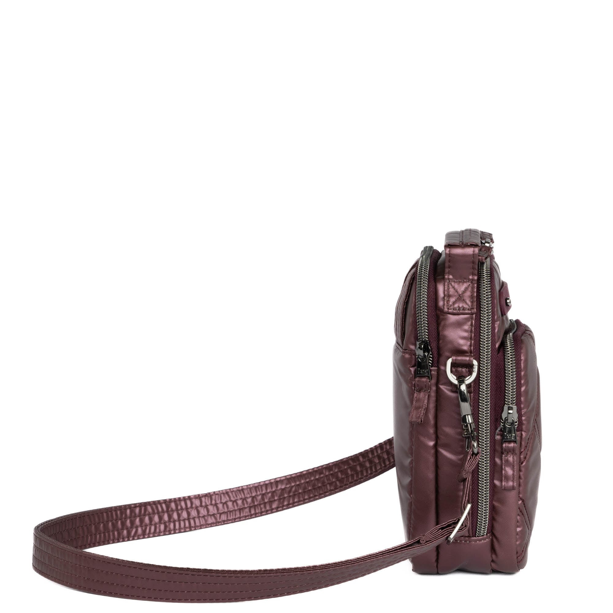 Skeeter Mini Bridge Convertible Crossbody - METALLIC WINE - SkeeterMiniBridge_MetallicWine_03