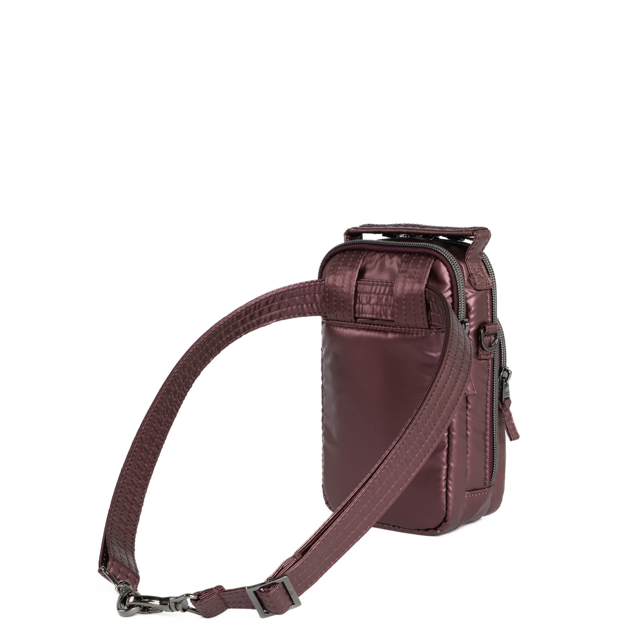 Skeeter Mini Bridge Convertible Crossbody - METALLIC WINE - SkeeterMiniBridge_MetallicWine_05