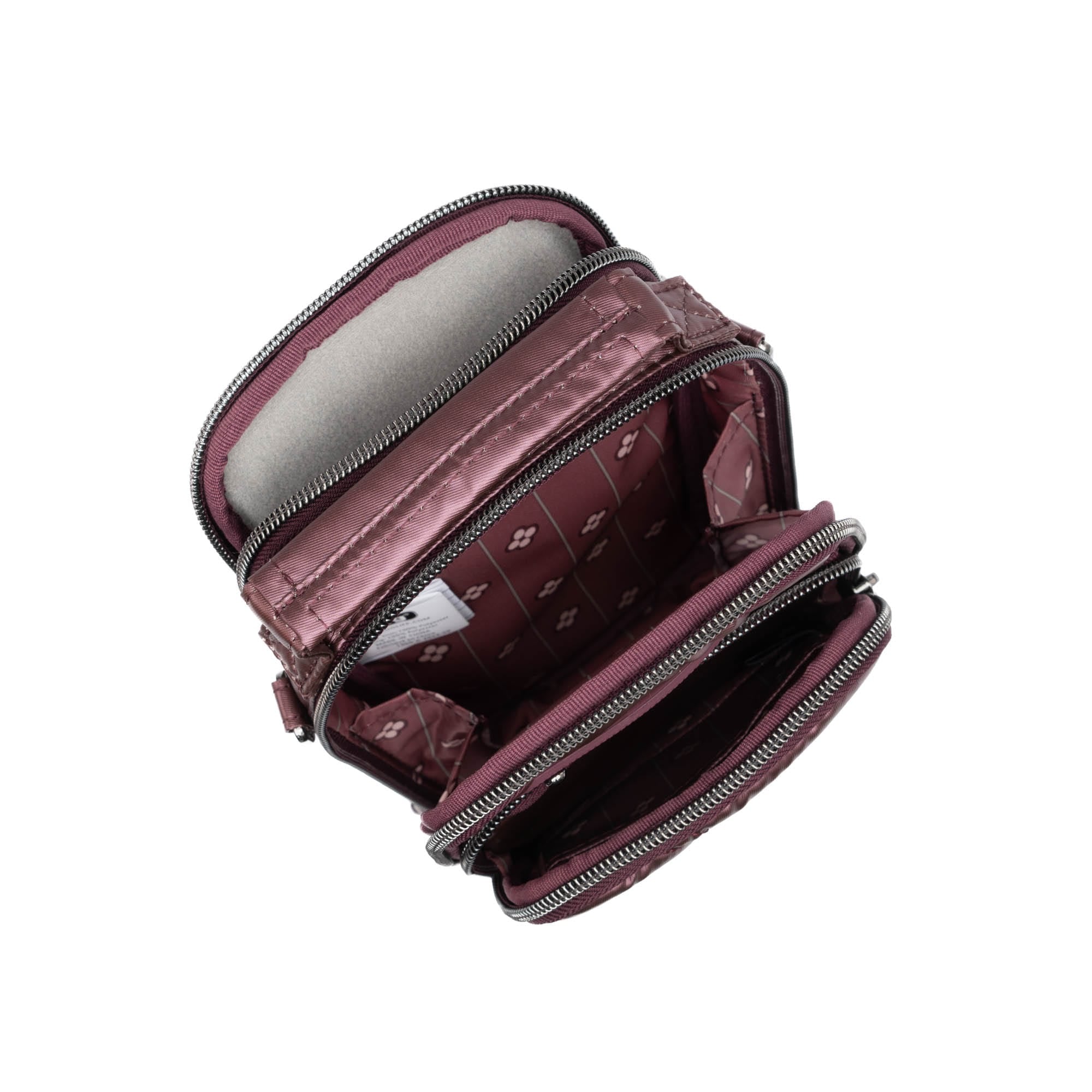 Skeeter Mini Bridge Convertible Crossbody - METALLIC WINE - SkeeterMiniBridge_MetallicWine_06
