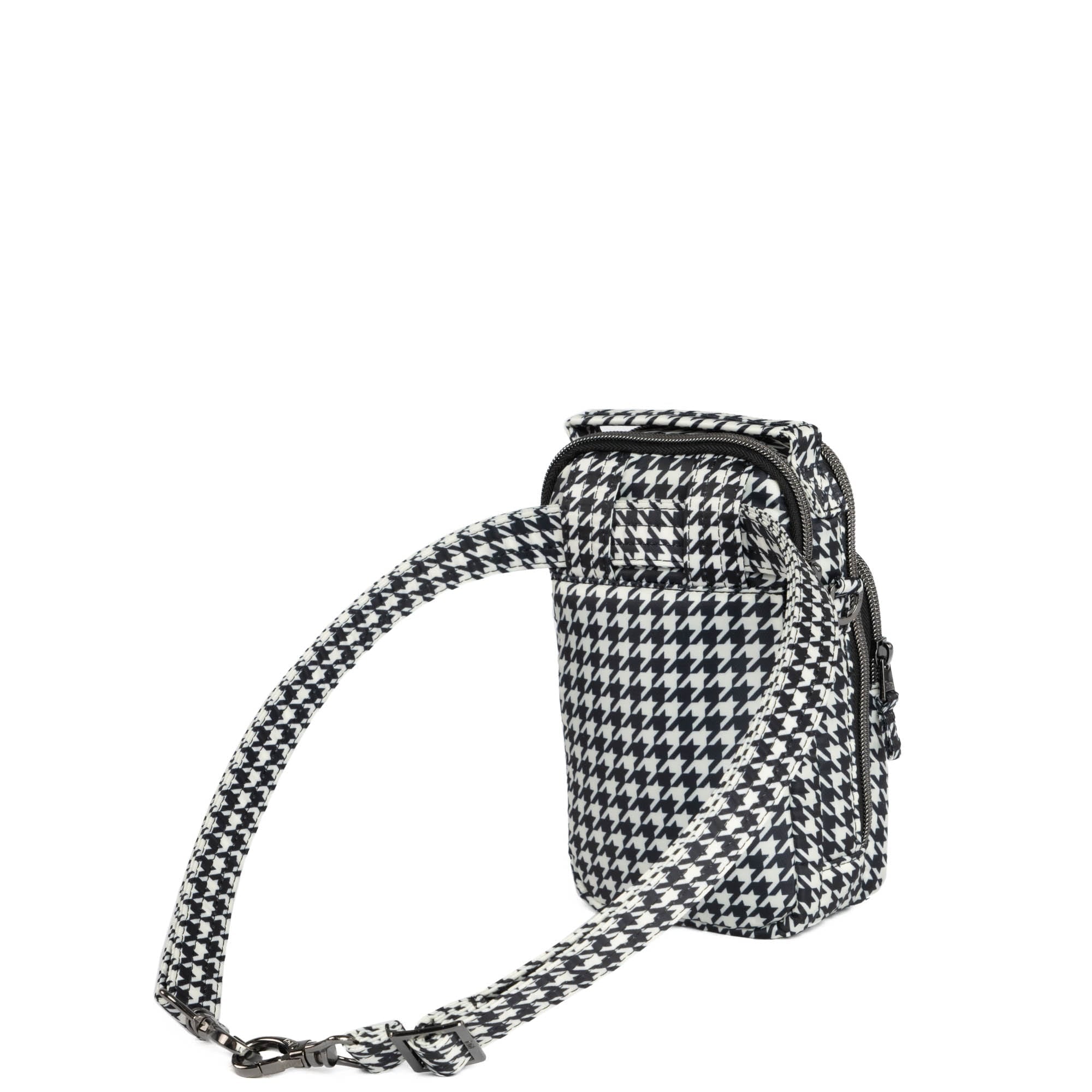 Skeeter Mini Bridge Convertible Crossbody - MICRO HOUNDSTOOTH BLACK - SkeeterMiniBridge_MicroHoundstoothBlack_05