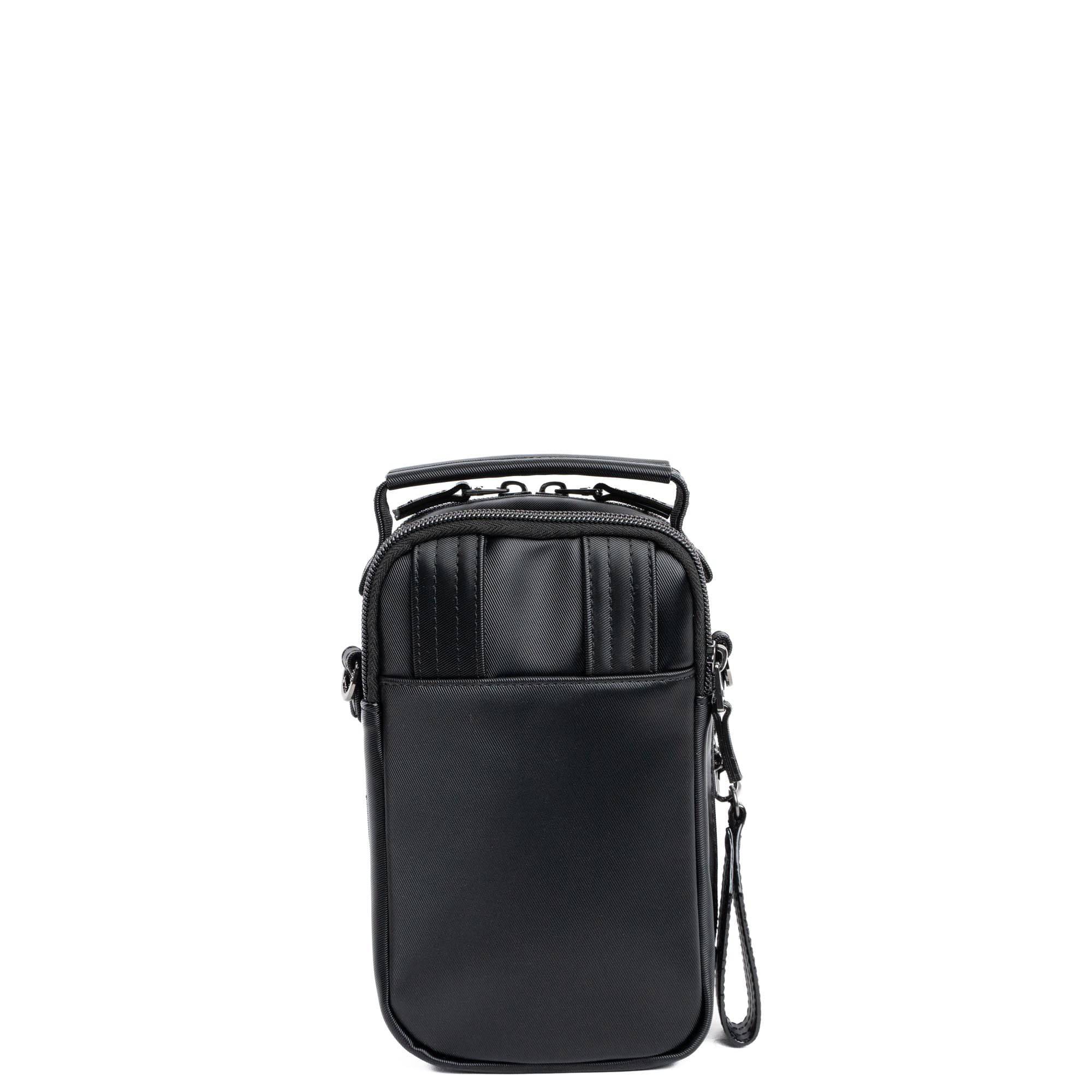 Skeeter Mini Bridge Satin Luxe VL Convertible Crossbody Bag - BLACK - SkeeterMiniBridge_SatinLuxe_Black_04