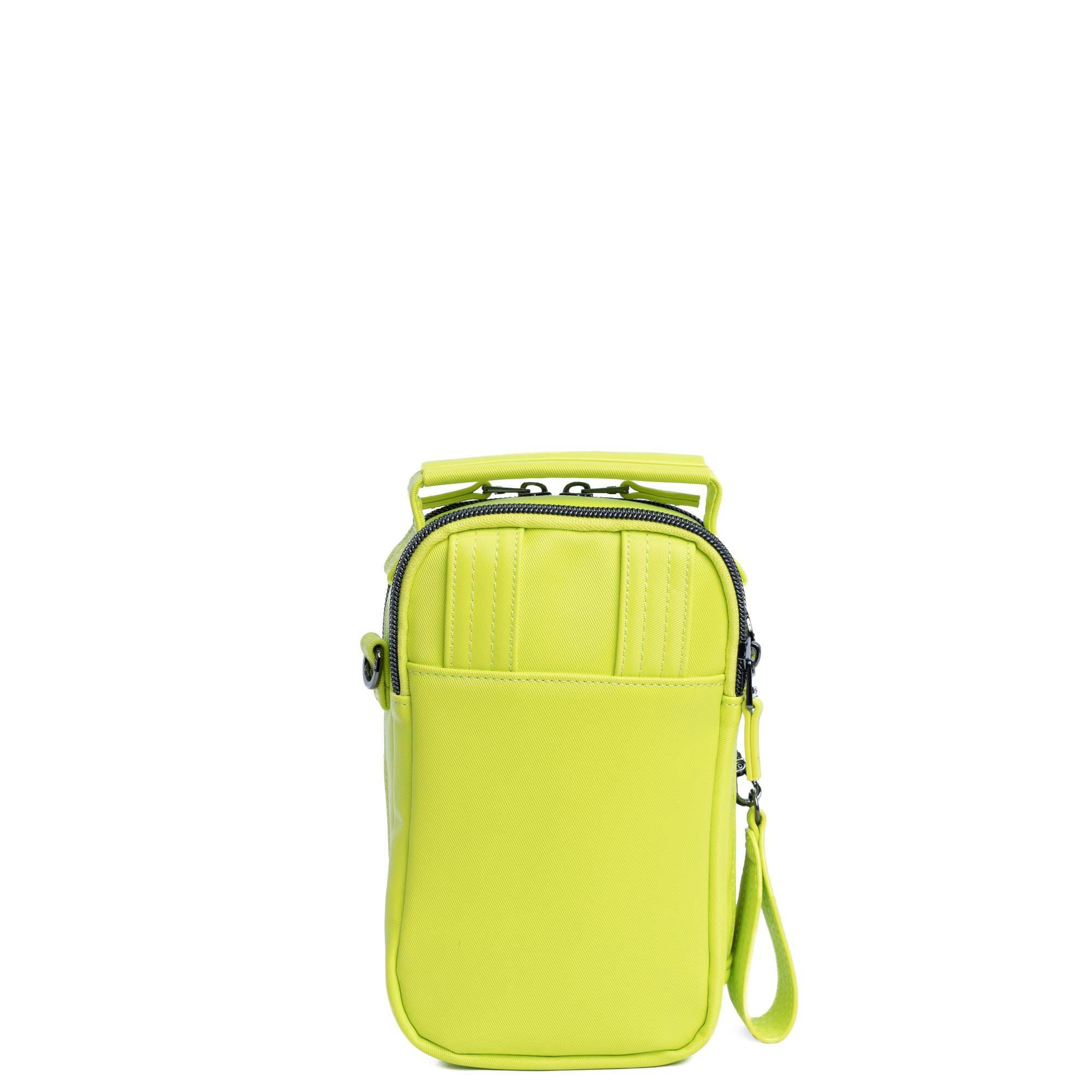 Skeeter Mini Bridge Satin Luxe VL Convertible Crossbody Bag - LEMON LIME - SkeeterMiniBridge_SatinLuxe_LemonLime_04