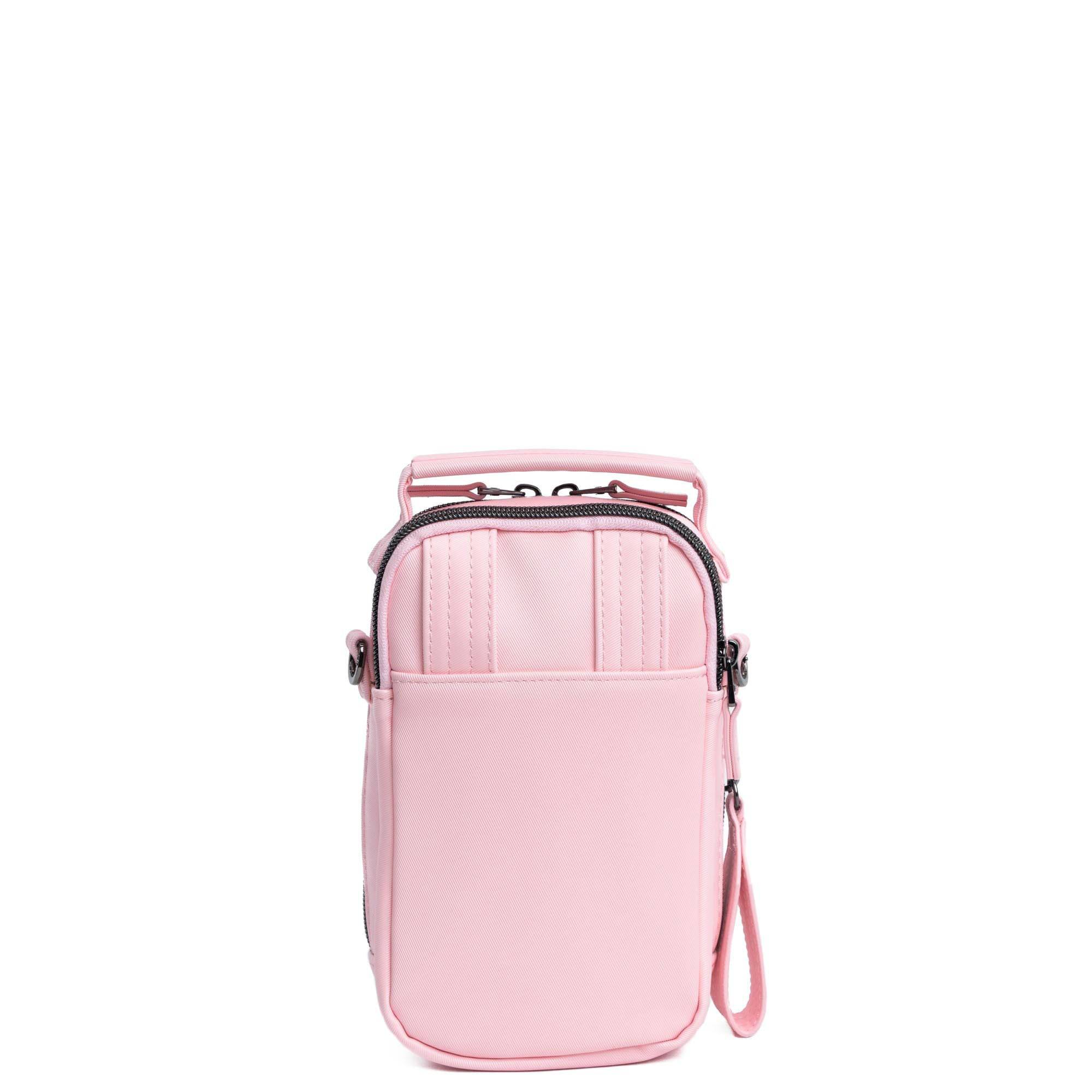 Skeeter Mini Bridge Satin Luxe VL Convertible Crossbody Bag - BUBBLE PINK - SkeeterMiniBridge_SatinLuxe_MetallicBubblePink_04