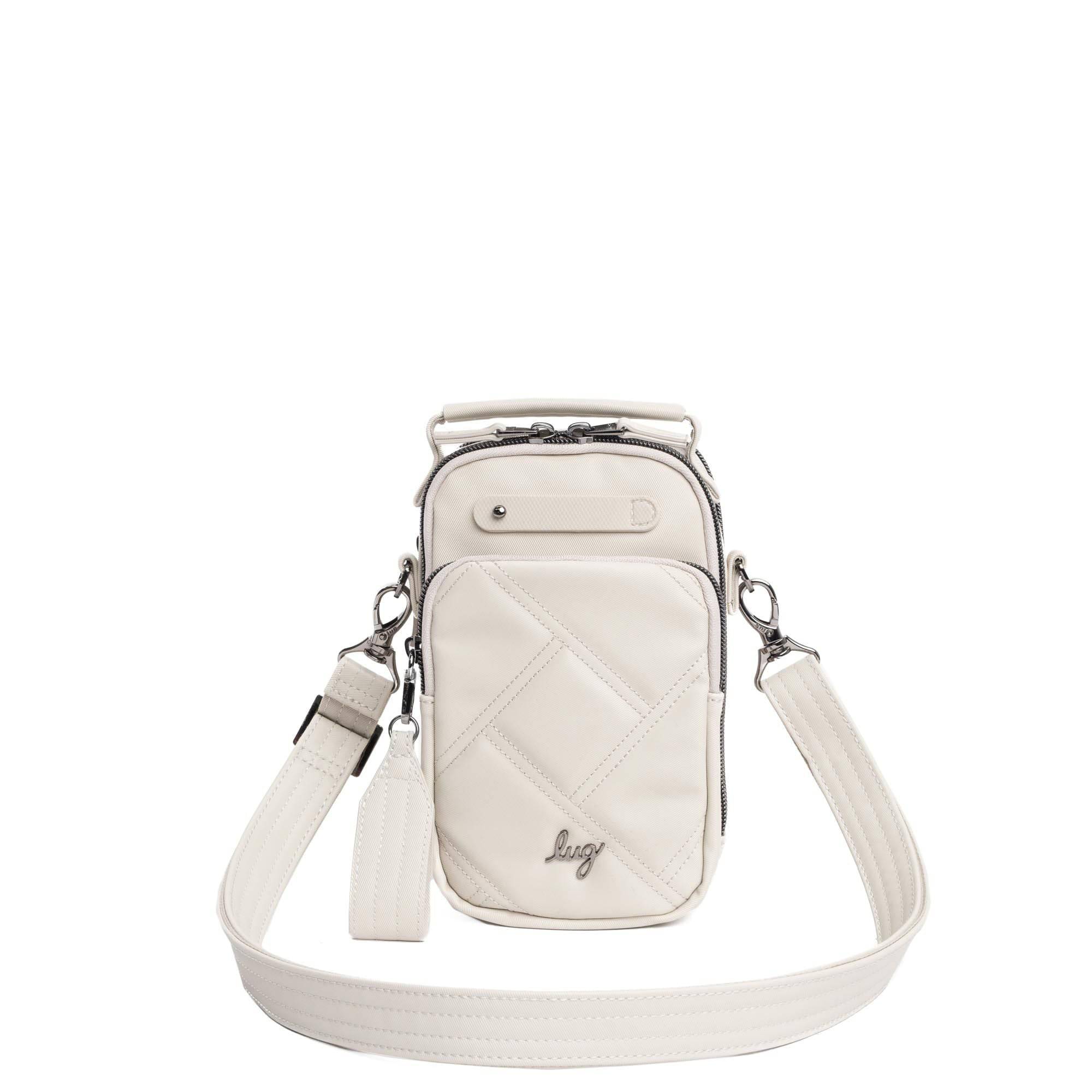Skeeter Mini Bridge Satin Luxe VL Convertible Crossbody Bag - - SkeeterMiniBridge_SatinLuxe_Pebble_01