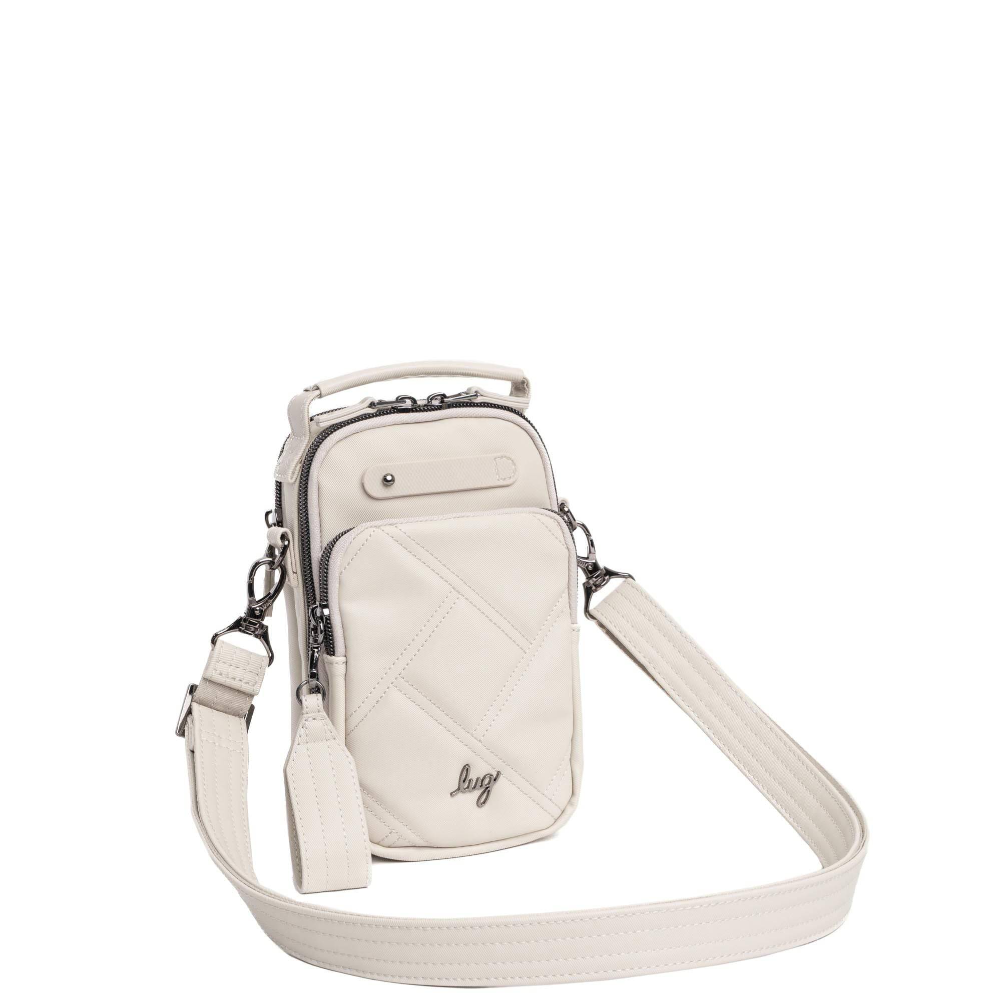 Skeeter Mini Bridge Satin Luxe VL Convertible Crossbody Bag - PEBBLE - SkeeterMiniBridge_SatinLuxe_Pebble_02