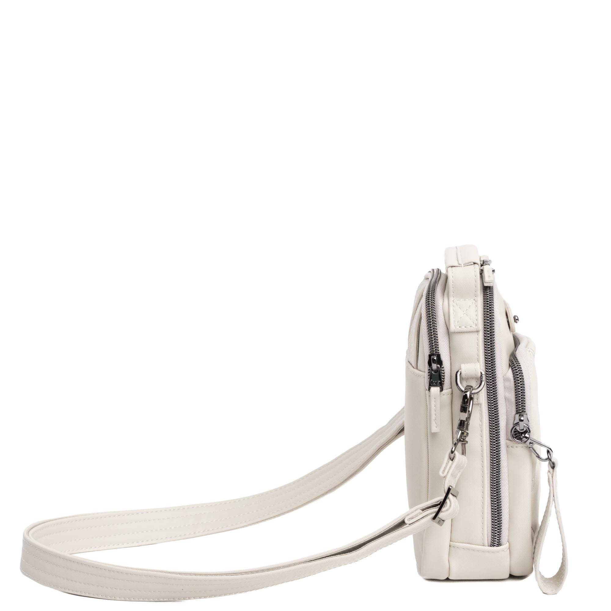 Skeeter Mini Bridge Satin Luxe VL Convertible Crossbody Bag - PEBBLE - SkeeterMiniBridge_SatinLuxe_Pebble_03