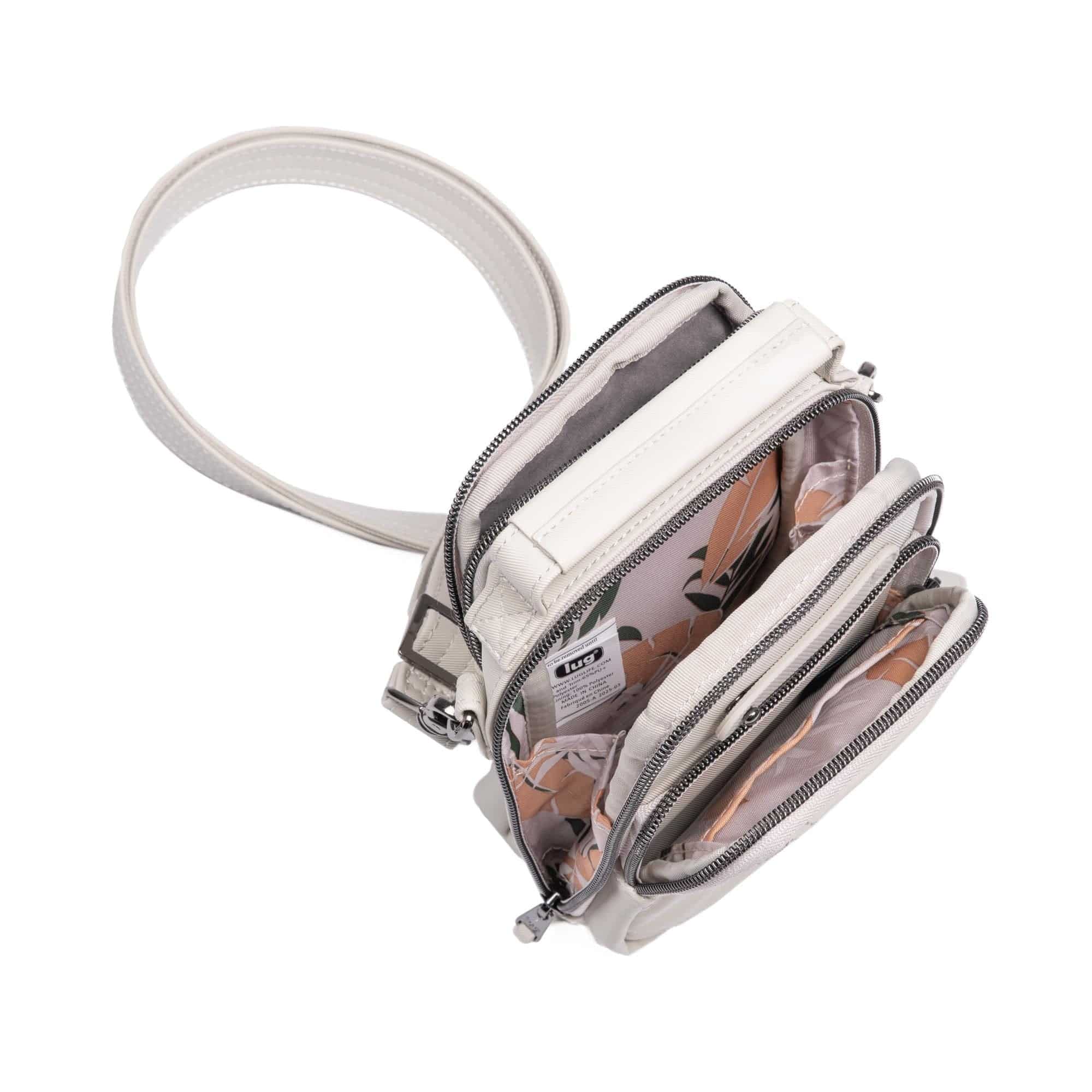 Skeeter Mini Bridge Satin Luxe VL Convertible Crossbody Bag - PEBBLE - SkeeterMiniBridge_SatinLuxe_Pebble_06