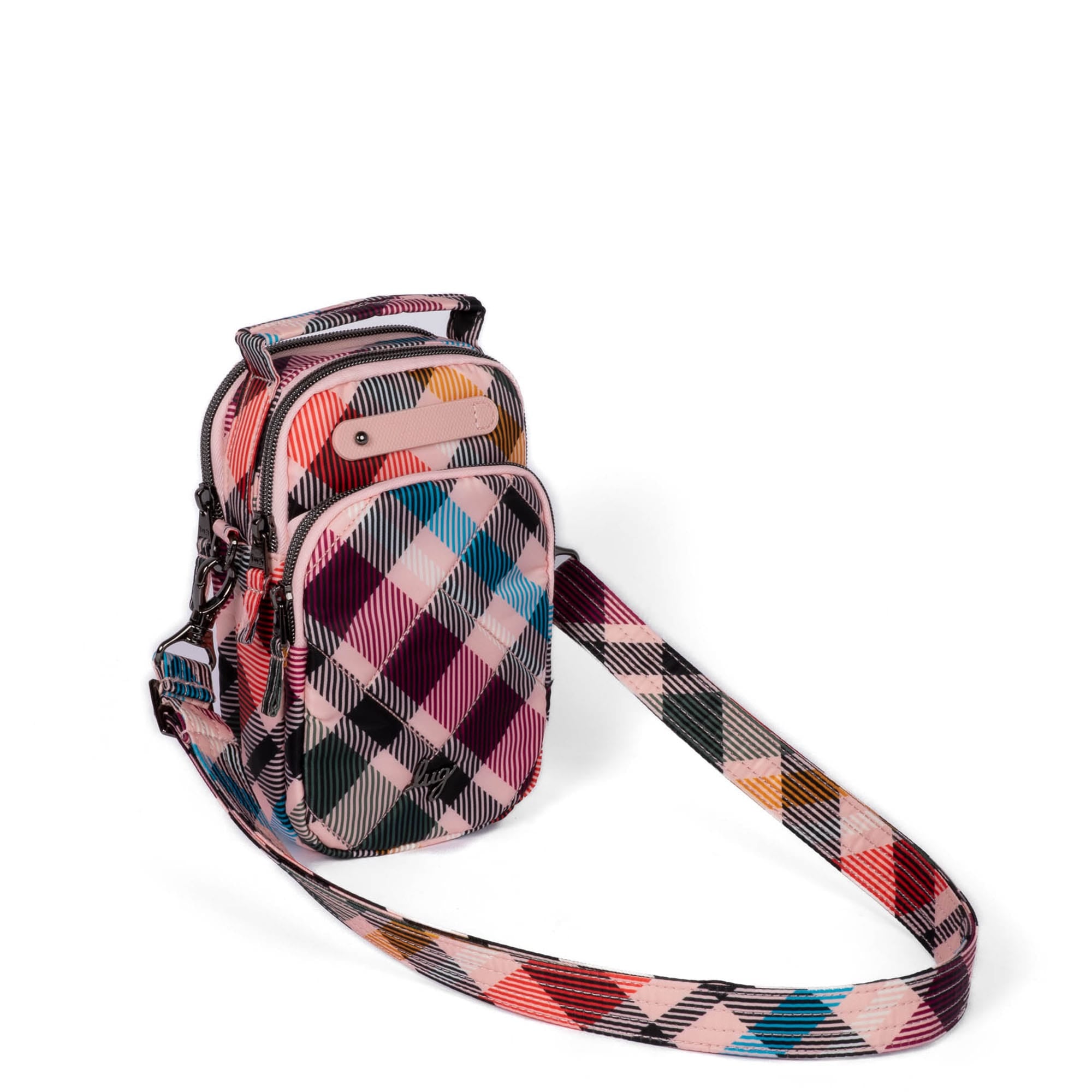 Skeeter Mini SE Convertible Crossbody - PINK PLAID - SkeeterMiniSE_PinkPlaid_02