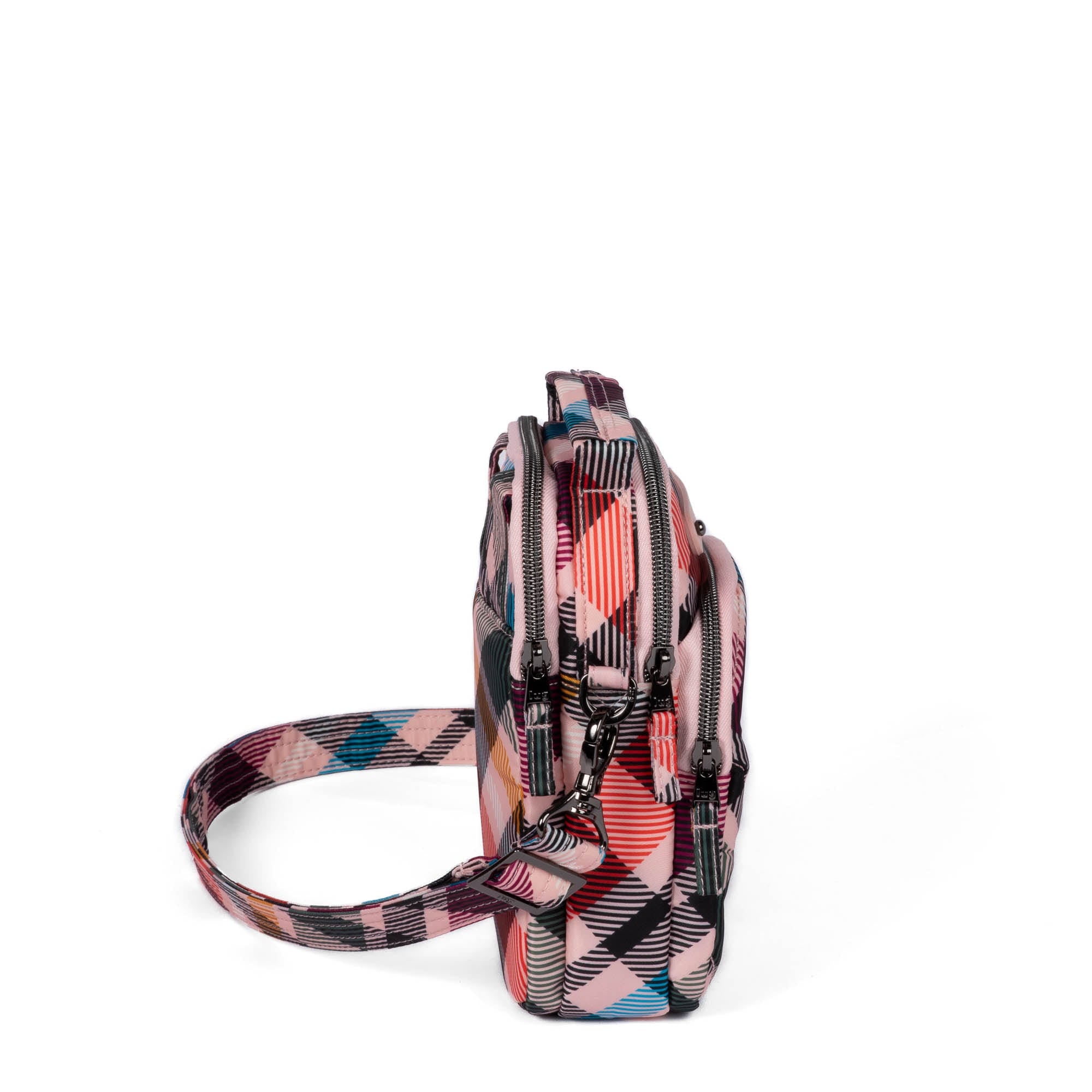 Skeeter Mini SE Convertible Crossbody - PINK PLAID - SkeeterMiniSE_PinkPlaid_03