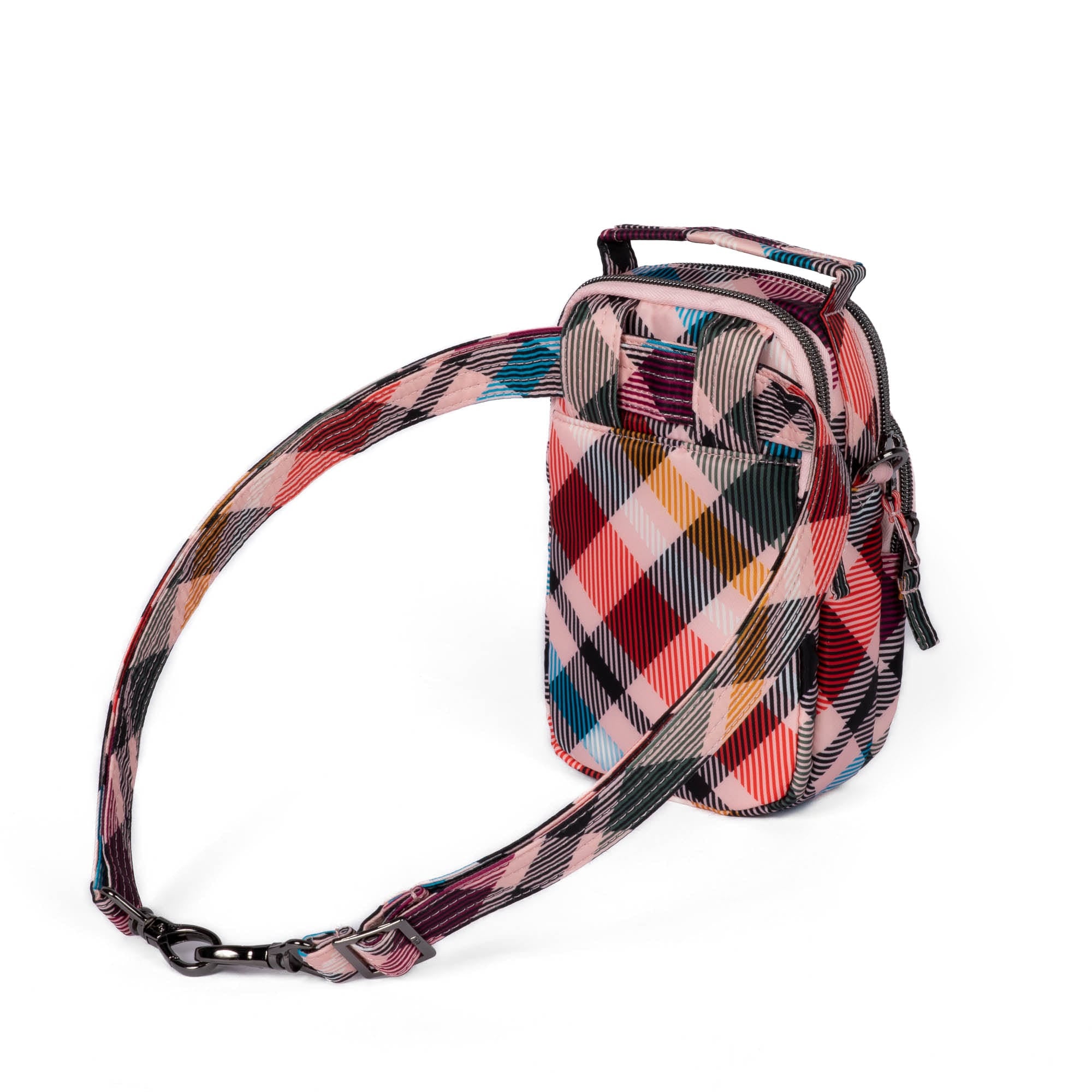 Skeeter Mini SE Convertible Crossbody - PINK PLAID - SkeeterMiniSE_PinkPlaid_04