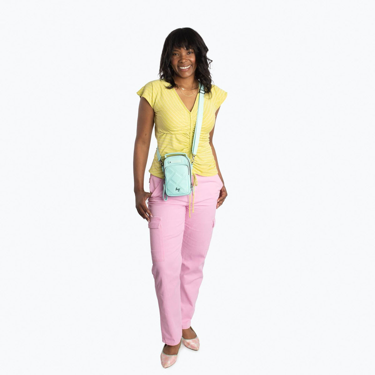 Skeeter Mini SE Satin Luxe VL Convertible Crossbody Bag - - SkeeterMiniSE_SatinLuxe_BagProportions_02