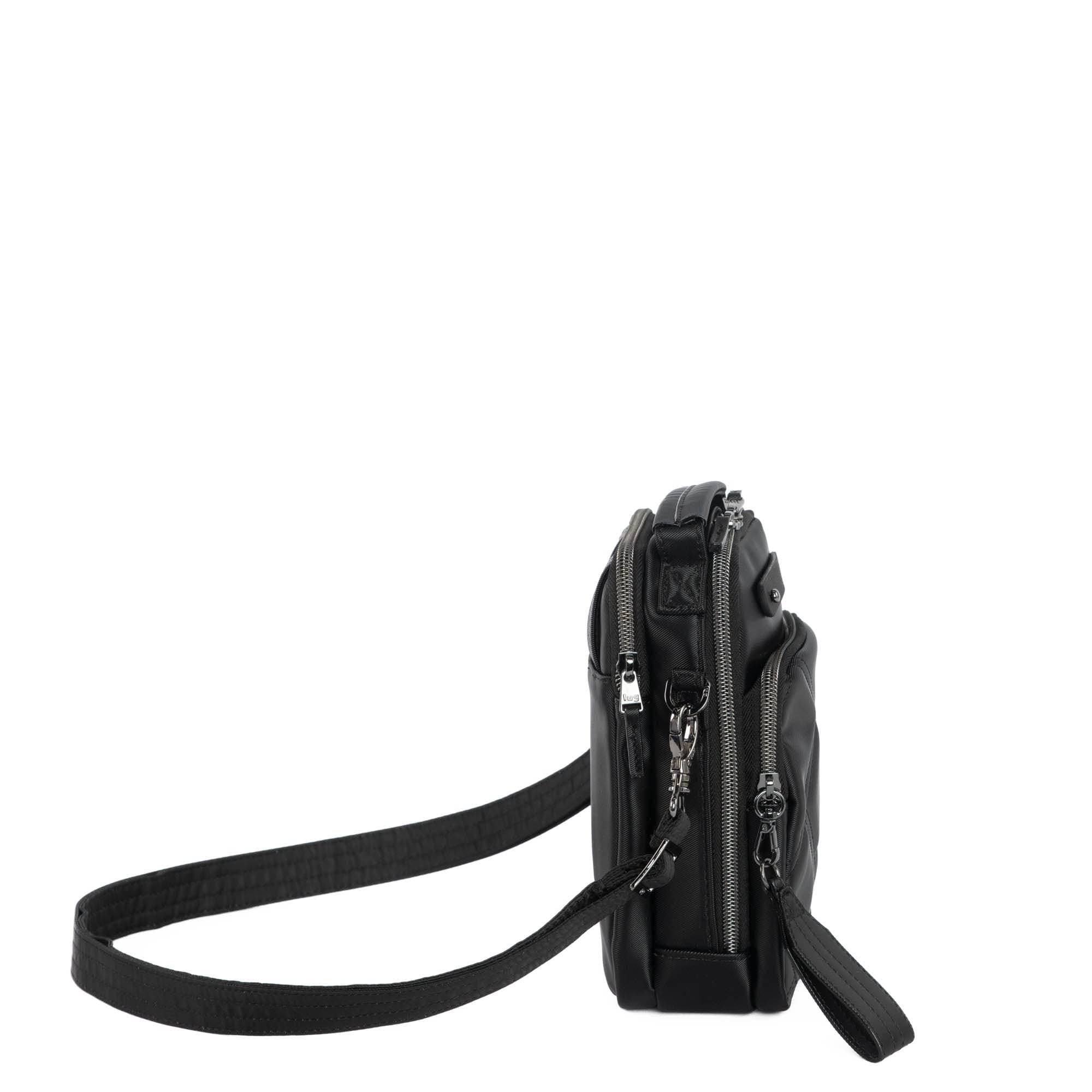 Skeeter Mini SE Satin Luxe VL Convertible Crossbody Bag - BLACK - SkeeterMiniSE_SatinLuxe_Black_03