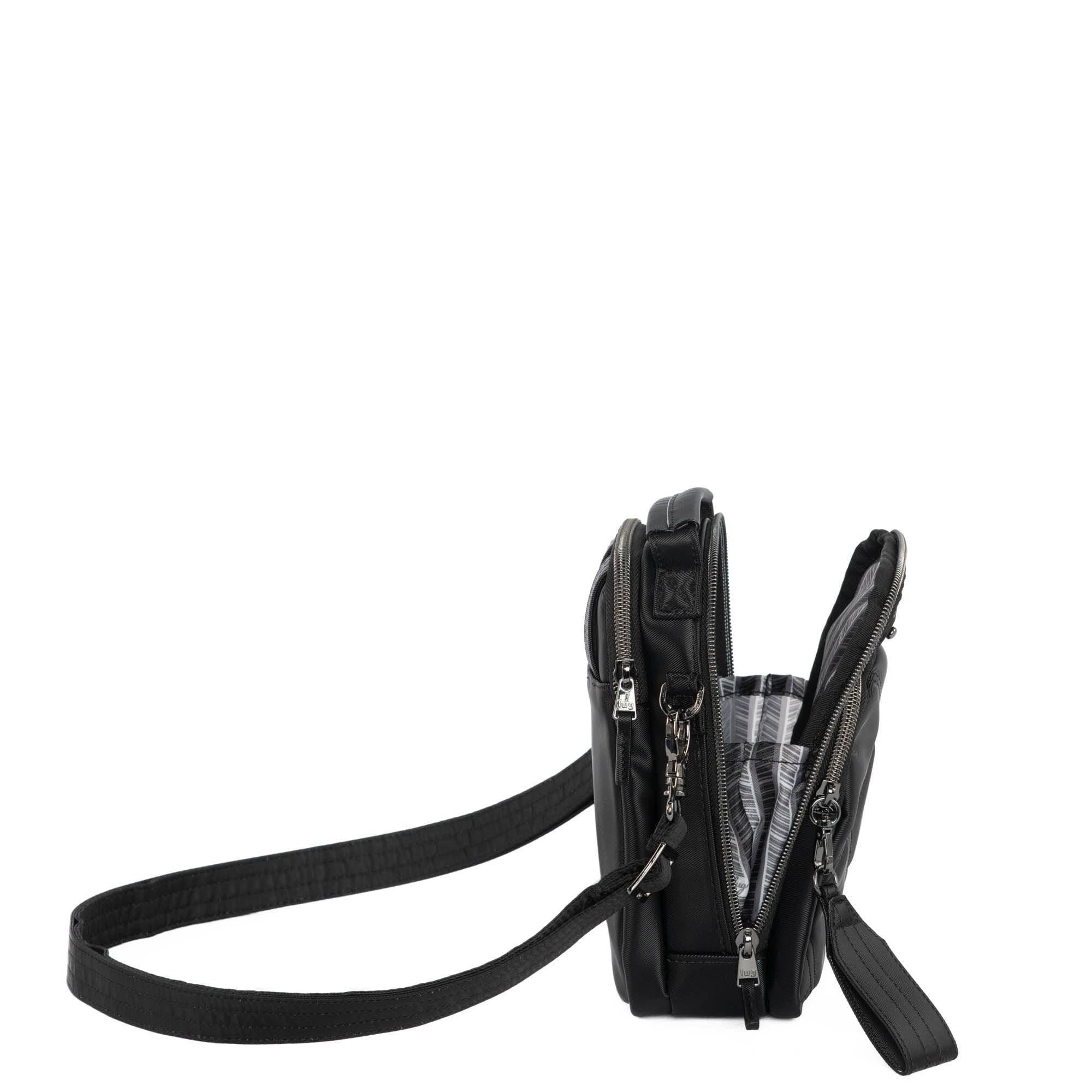 Skeeter Mini SE Satin Luxe VL Convertible Crossbody Bag - BLACK - SkeeterMiniSE_SatinLuxe_Black_04