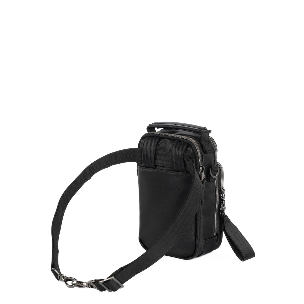 Skeeter Mini SE Satin Luxe VL Convertible Crossbody Bag - BLACK - SkeeterMiniSE_SatinLuxe_Black_05