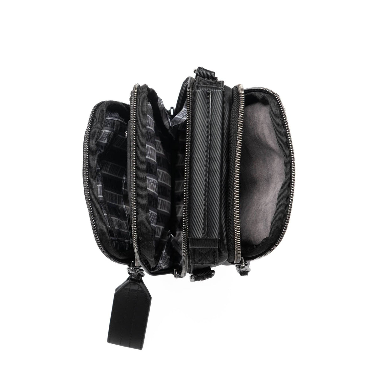 Skeeter Mini SE Satin Luxe VL Convertible Crossbody Bag - BLACK - SkeeterMiniSE_SatinLuxe_Black_06