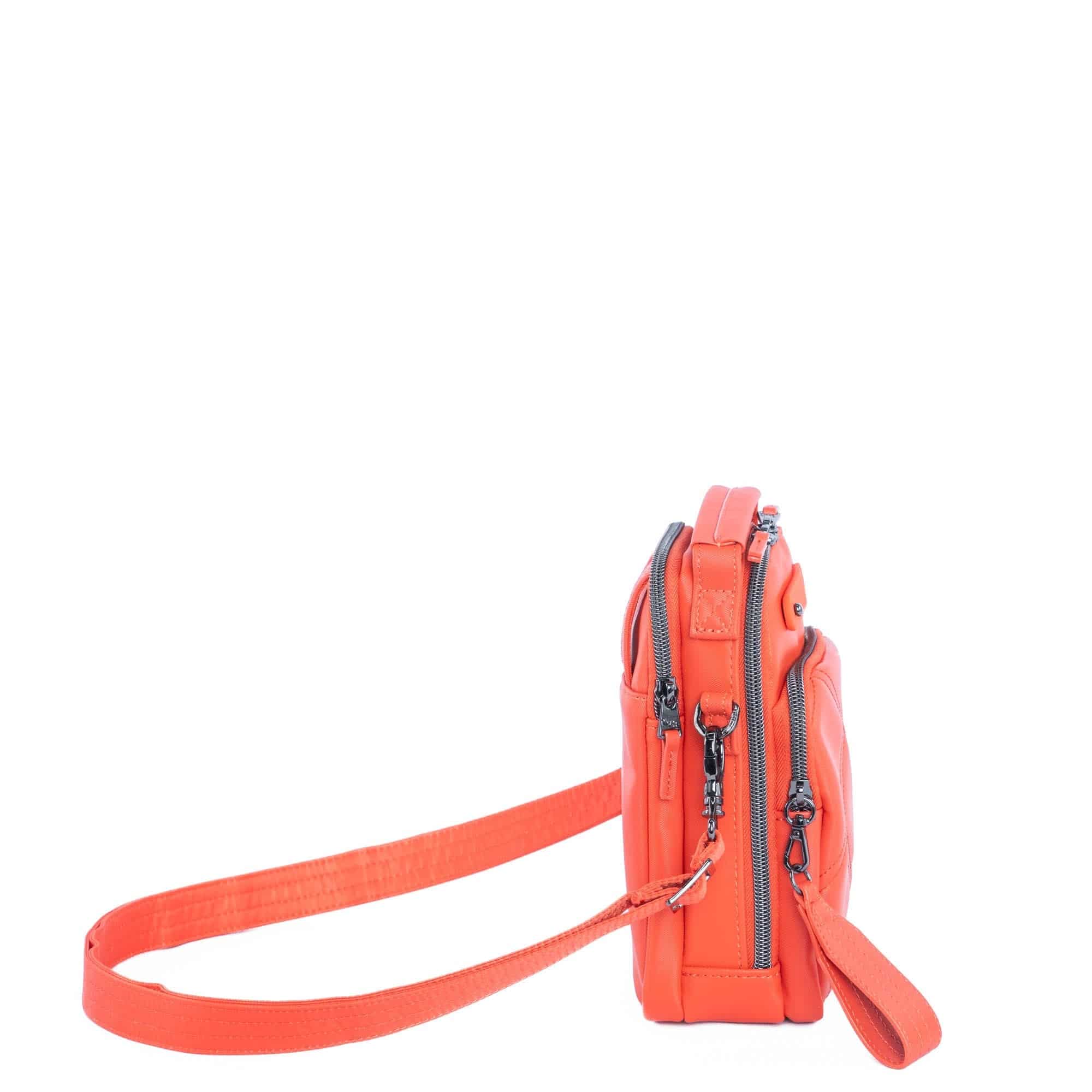 Skeeter Mini SE Satin Luxe VL Convertible Crossbody Bag - BLACK - SkeeterMiniSE_SatinLuxe_Papaya_03