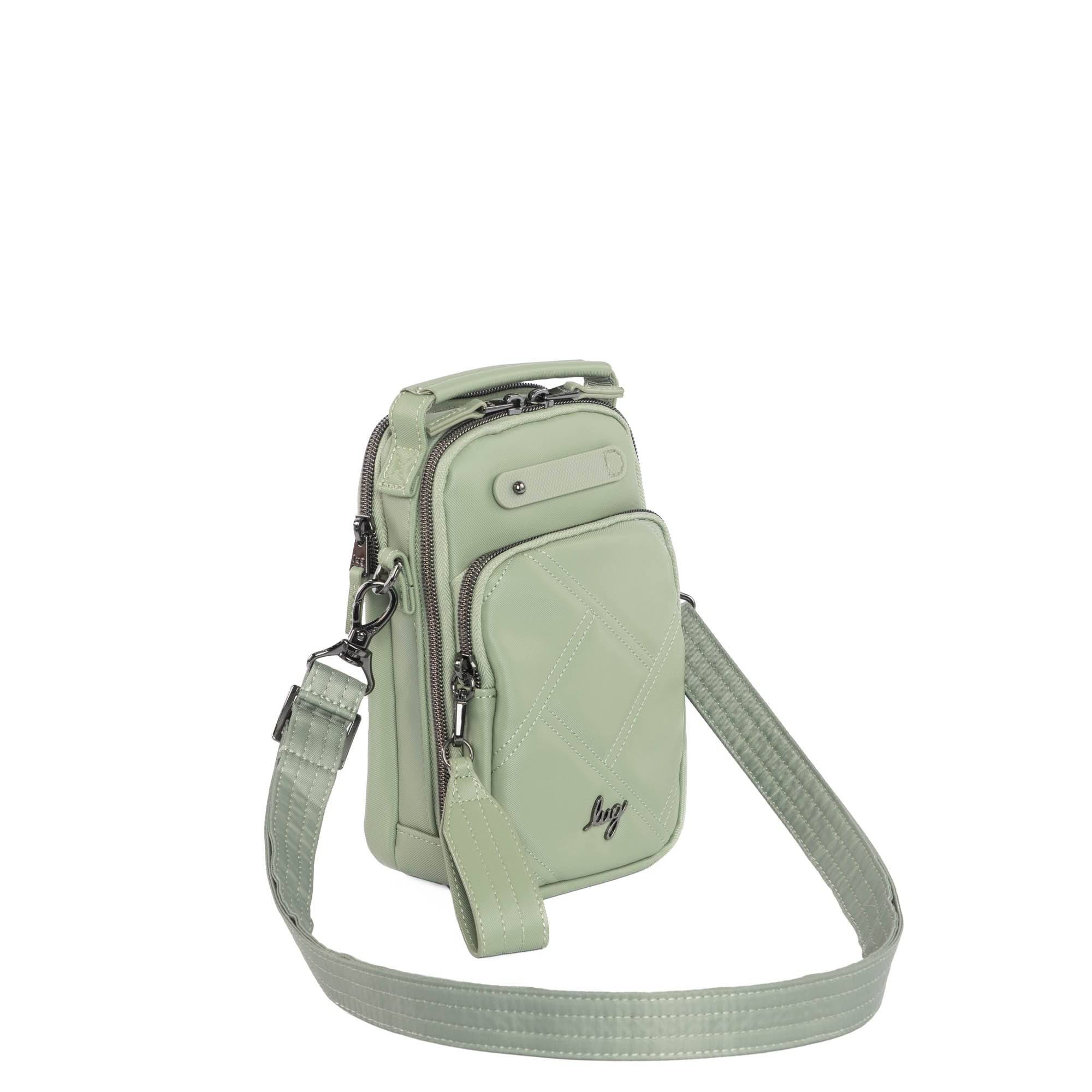 Skeeter Mini SE Satin Luxe VL Convertible Crossbody Bag - SAGE GREEN - SkeeterMiniSE_SatinLuxe_SageGreen_02