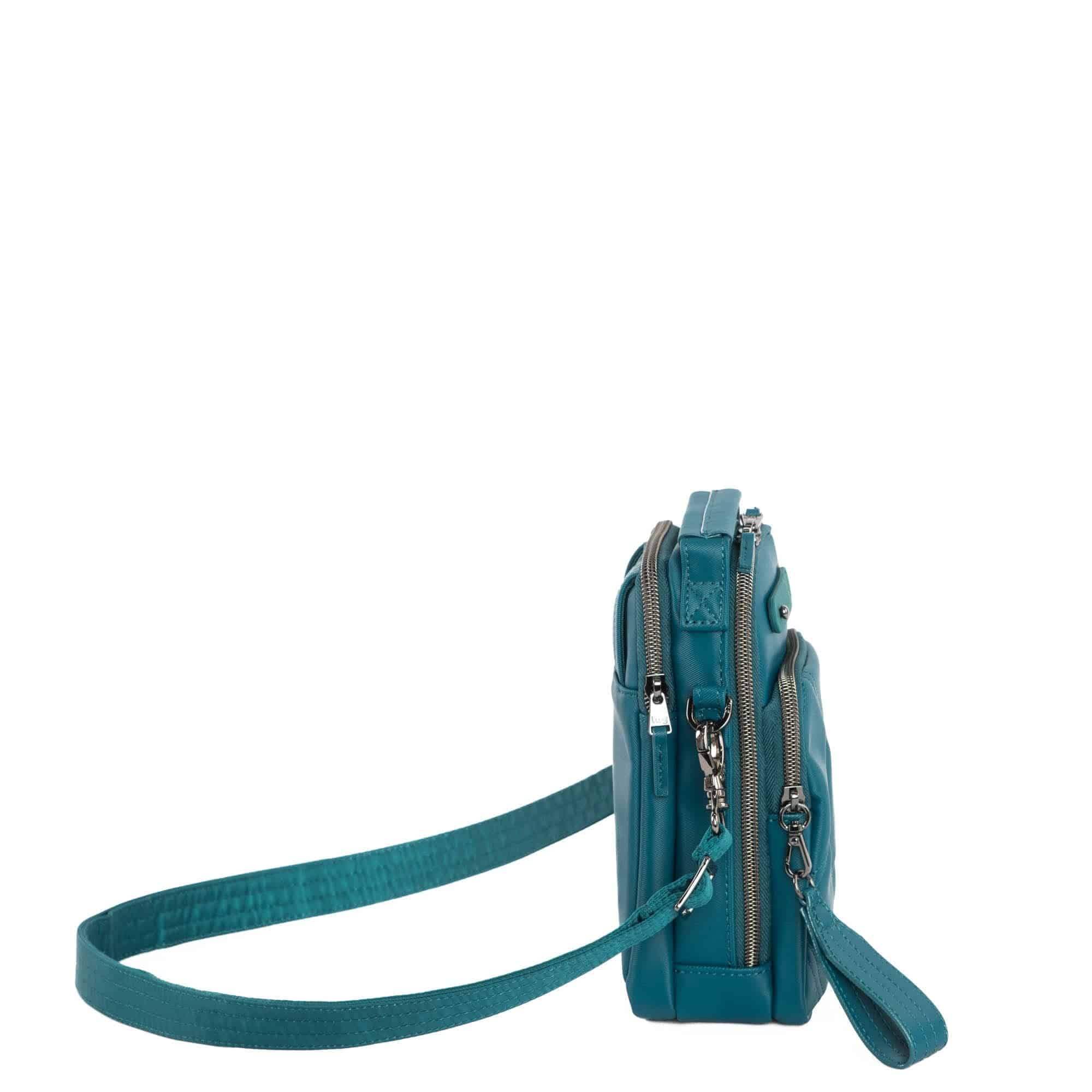 Skeeter Mini SE Satin Luxe VL Convertible Crossbody Bag - TEAL - SkeeterMiniSE_SatinLuxe_Teal_03