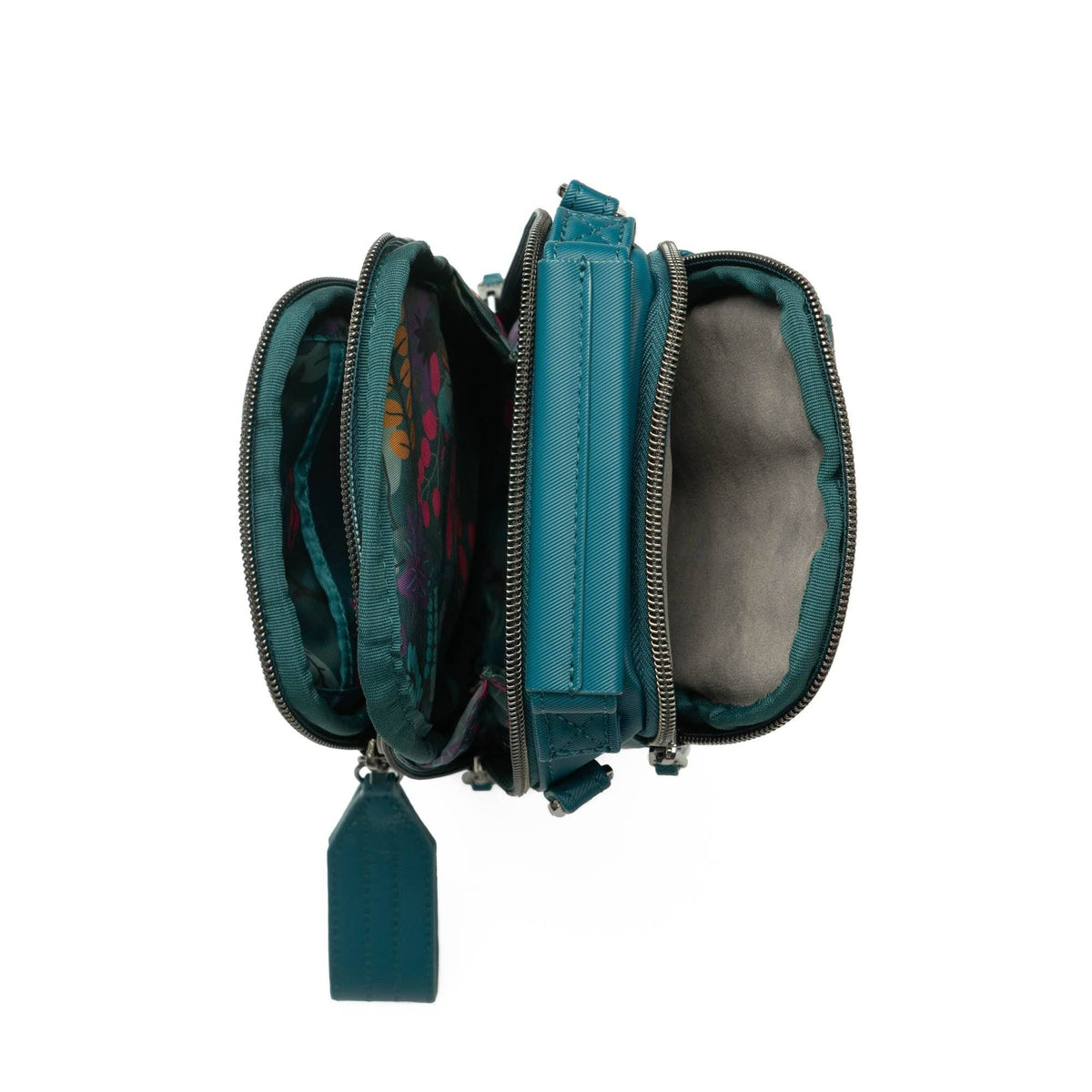 Skeeter Mini SE Satin Luxe VL Convertible Crossbody Bag - TEAL - SkeeterMiniSE_SatinLuxe_Teal_06