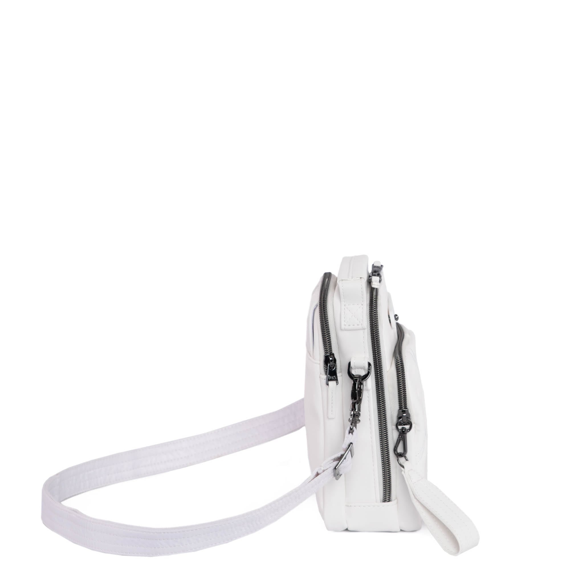 Skeeter Mini SE Satin Luxe VL Convertible Crossbody Bag - WHITE - SkeeterMiniSE_SatinLuxe_White_03