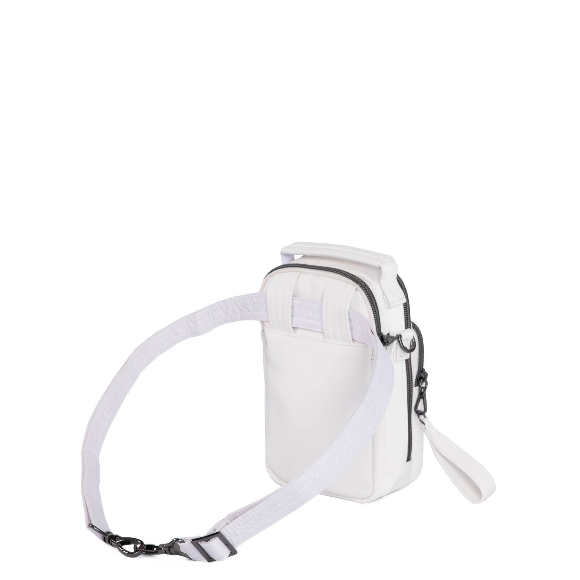 Skeeter Mini SE Satin Luxe VL Convertible Crossbody Bag - WHITE - SkeeterMiniSE_SatinLuxe_White_05