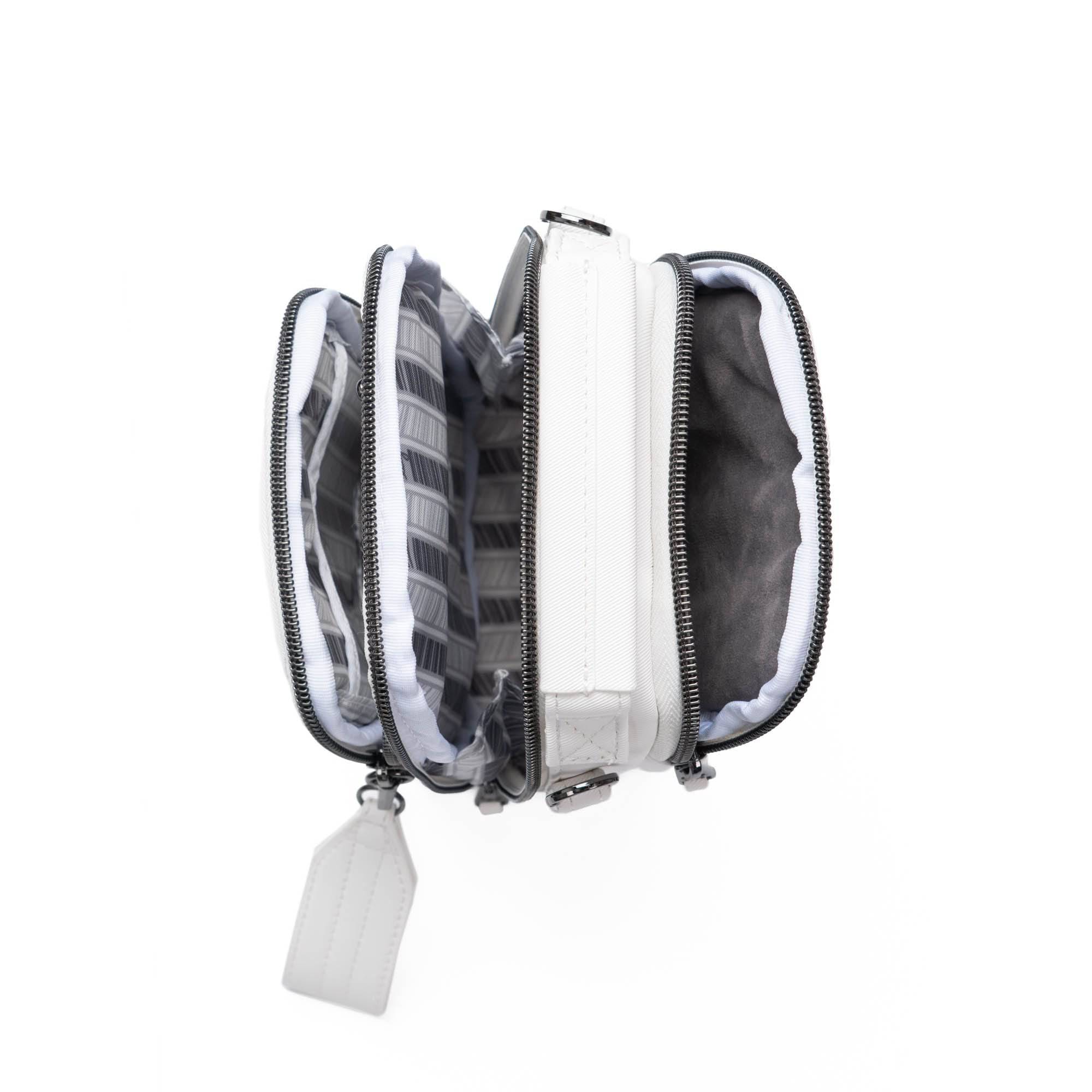 Skeeter Mini SE Satin Luxe VL Convertible Crossbody Bag - WHITE - SkeeterMiniSE_SatinLuxe_White_06