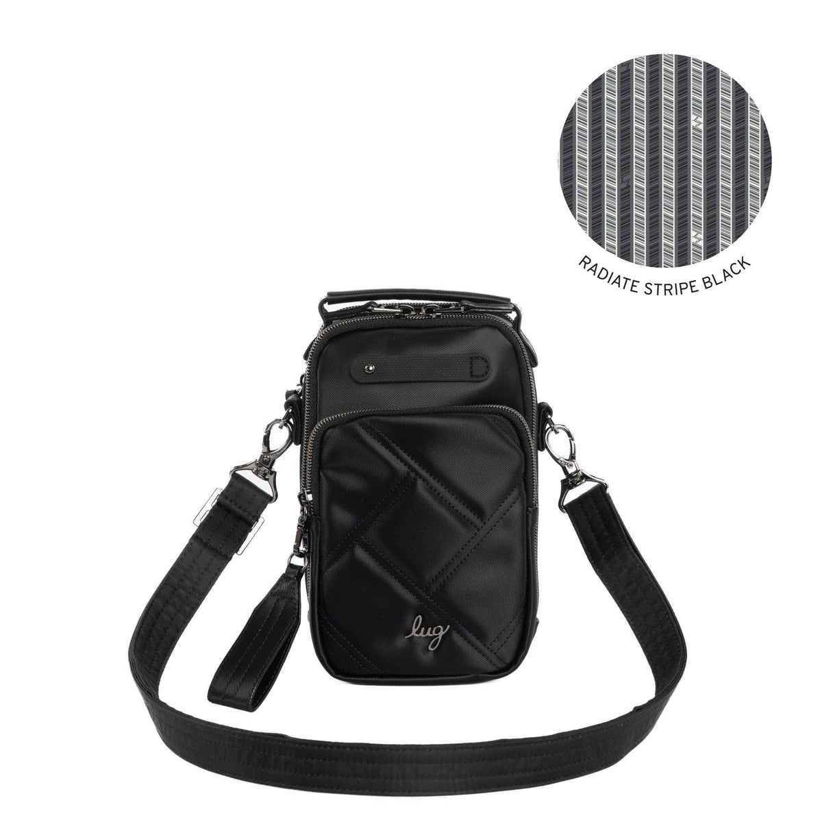 Skeeter Mini SE Satin Luxe VL Convertible Crossbody Bag - BLACK - SkeeterSE_Black