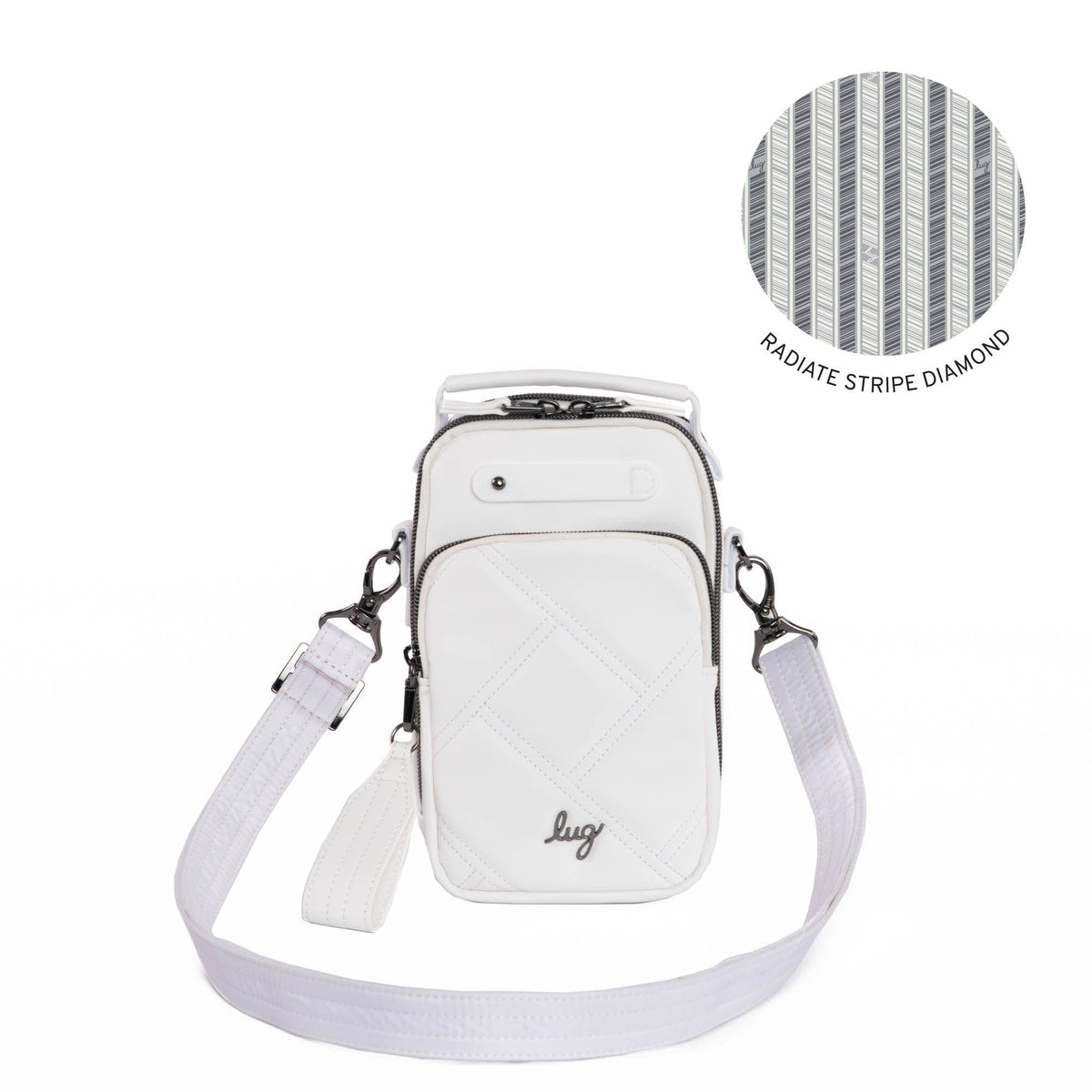 Skeeter Mini SE Satin Luxe VL Convertible Crossbody Bag - WHITE - SkeeterSE_White