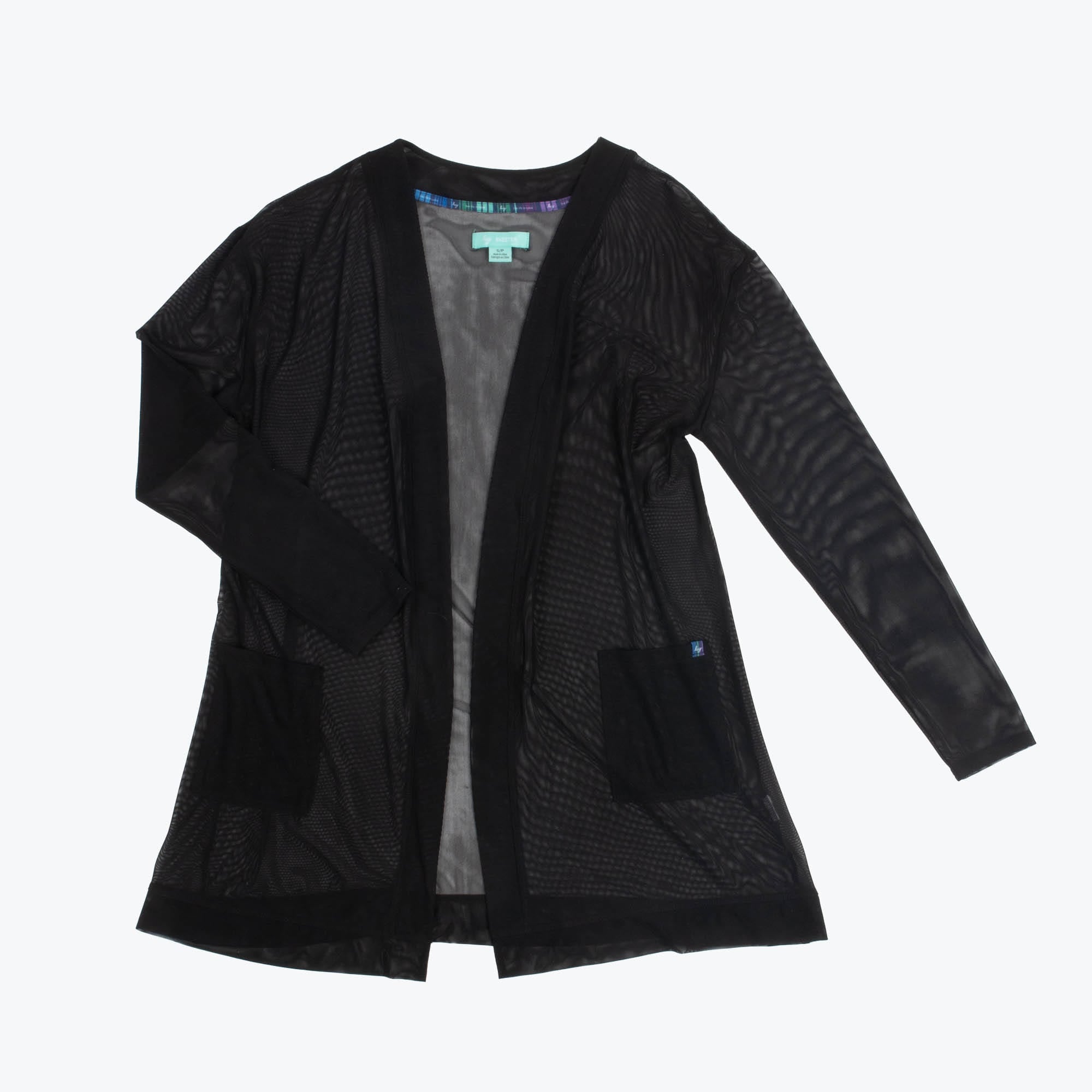 Skeeter Lightweight Cardigan - BLACK - Skeeter_Black_06