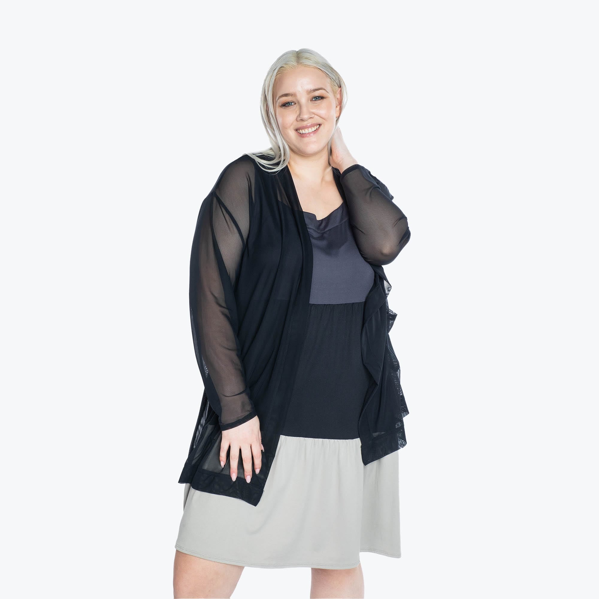 Skeeter Lightweight Cardigan - BLACK - Skeeter_Black_XL_01