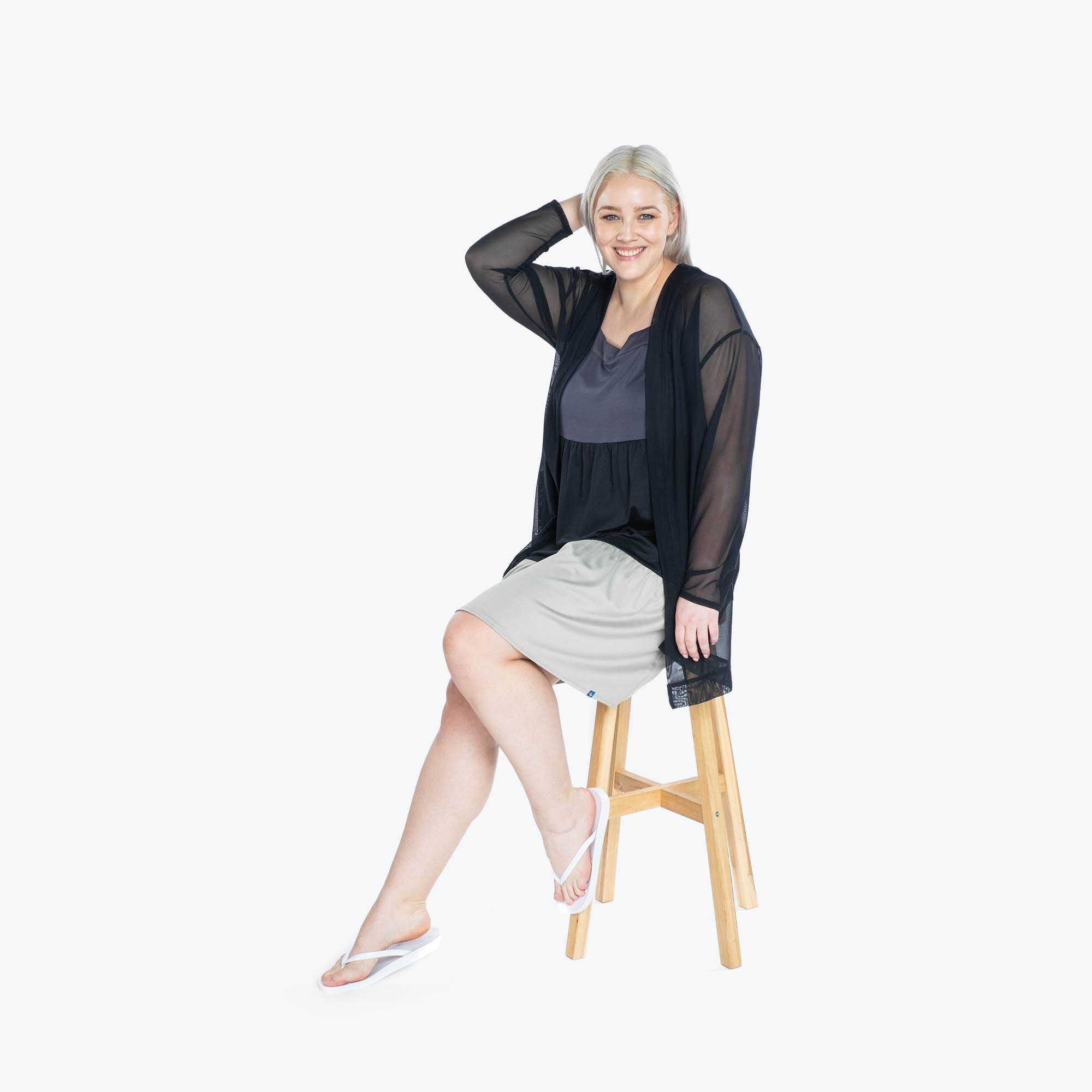 Skeeter Lightweight Cardigan - BLACK - Skeeter_Black_XL_05