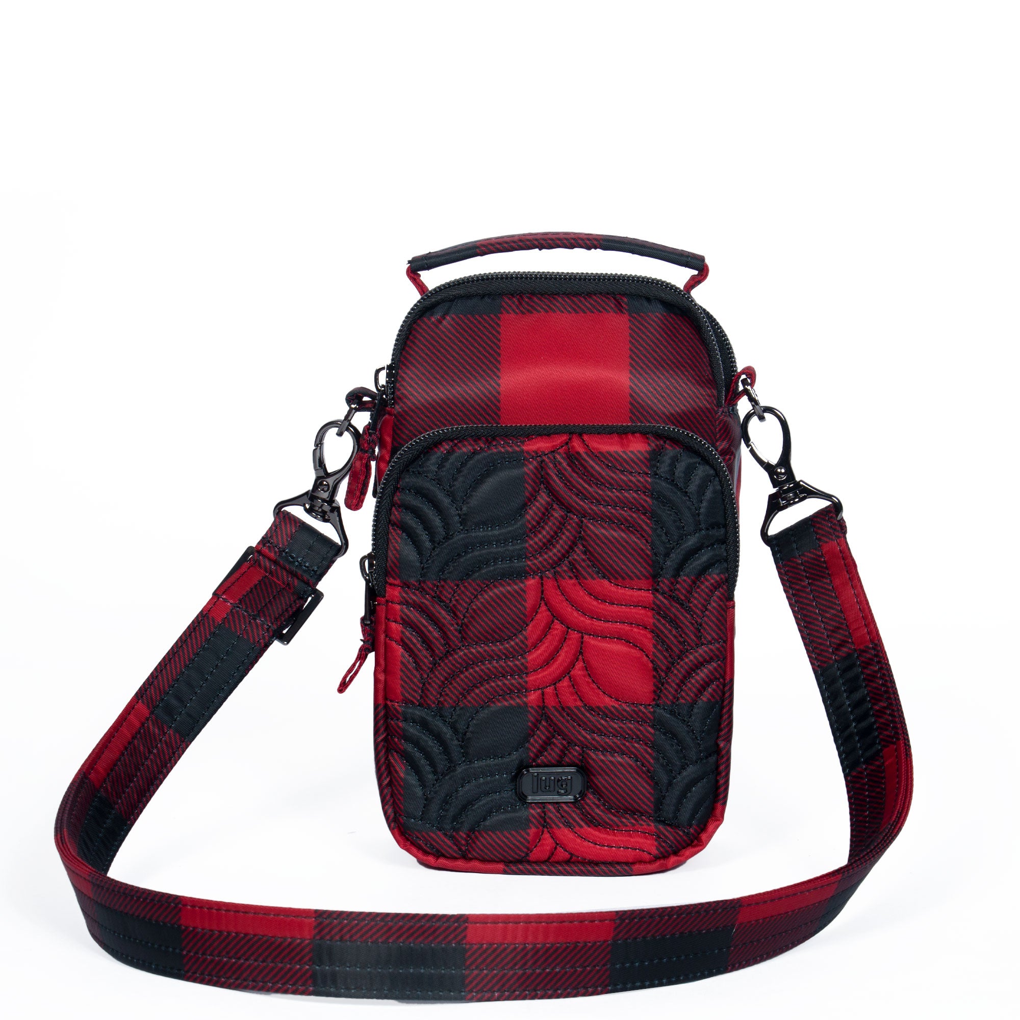 Skeeter Mini Convertible Crossbody - - Skeeter_BuffaloCheckRed_01