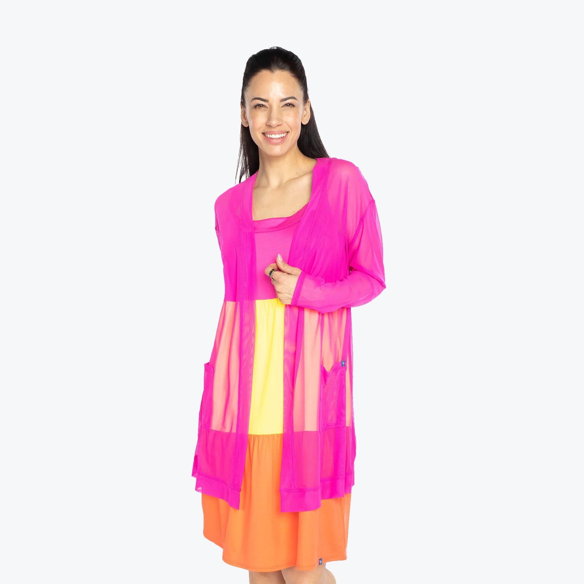 Skeeter Lightweight Cardigan - MAGENTA - Skeeter_Magenta_S_01