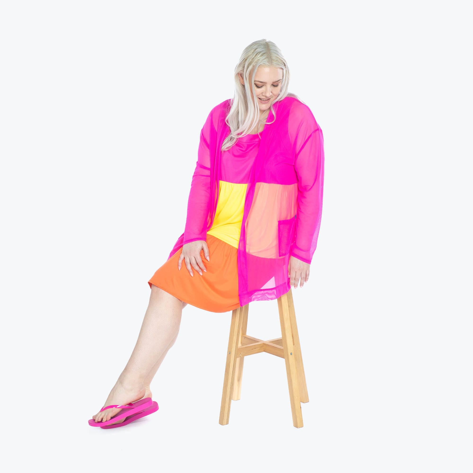 Skeeter Lightweight Cardigan - MAGENTA - Skeeter_Magenta_XL_05