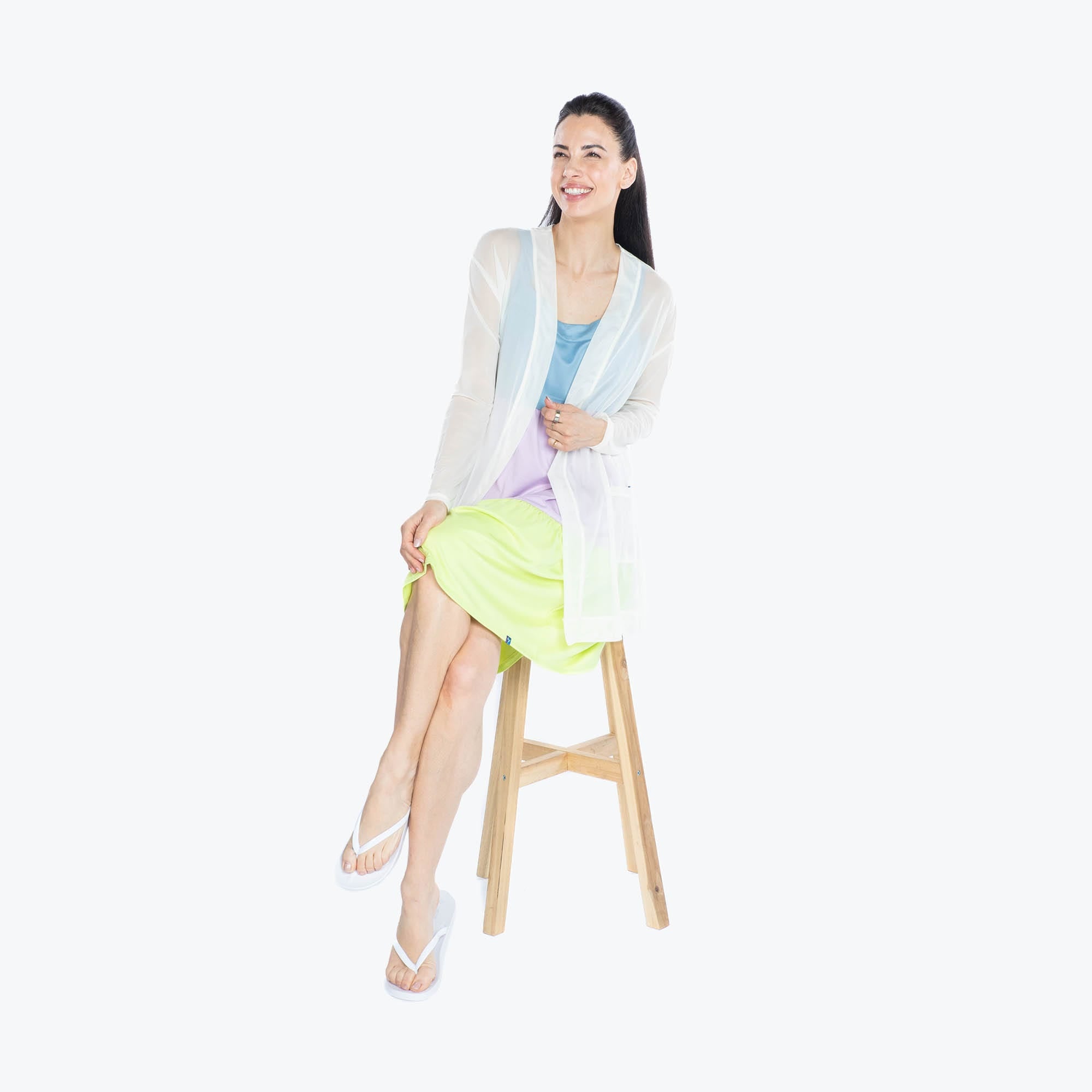 Skeeter Lightweight Cardigan - WHITE - Skeeter_White_S_05