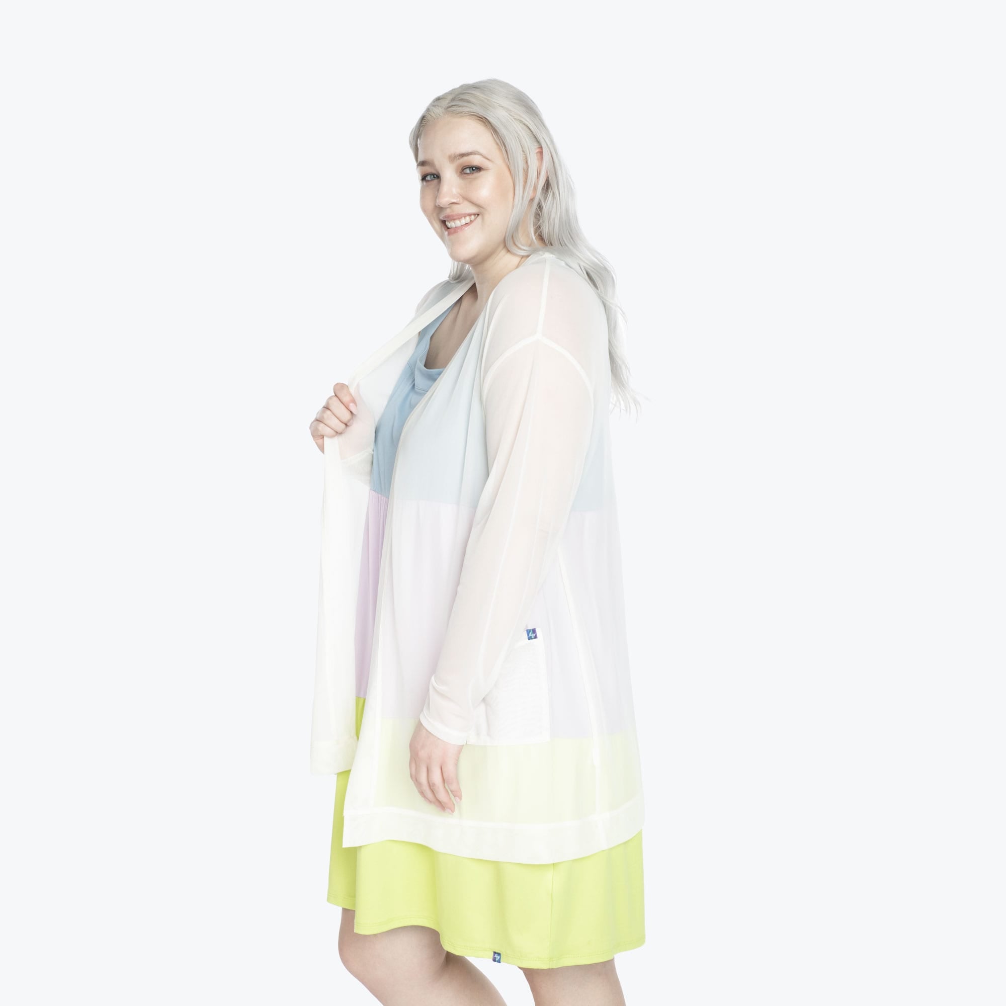 Skeeter Lightweight Cardigan - WHITE - Skeeter_White_XL_03