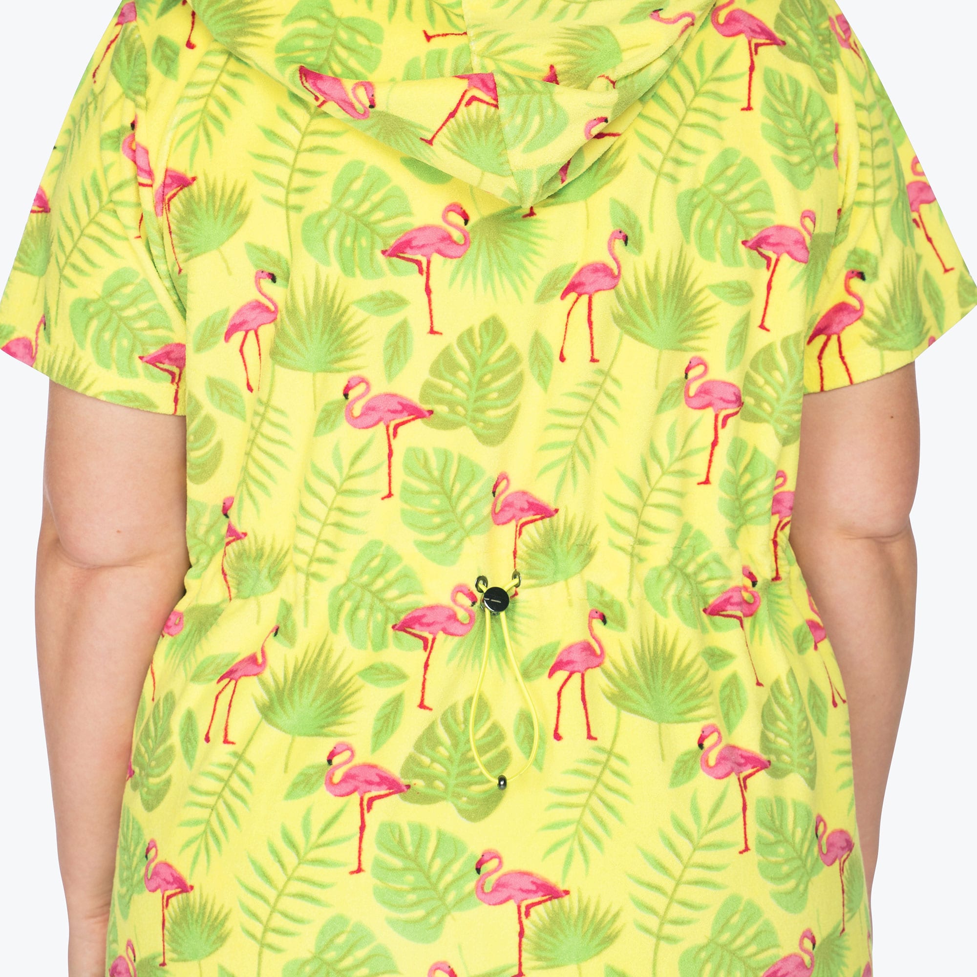 Skipper Coverup Hooded Dress - FLAMINGO LIME - Skipper_Apparel_-Flamingo_Lime_XL_04b