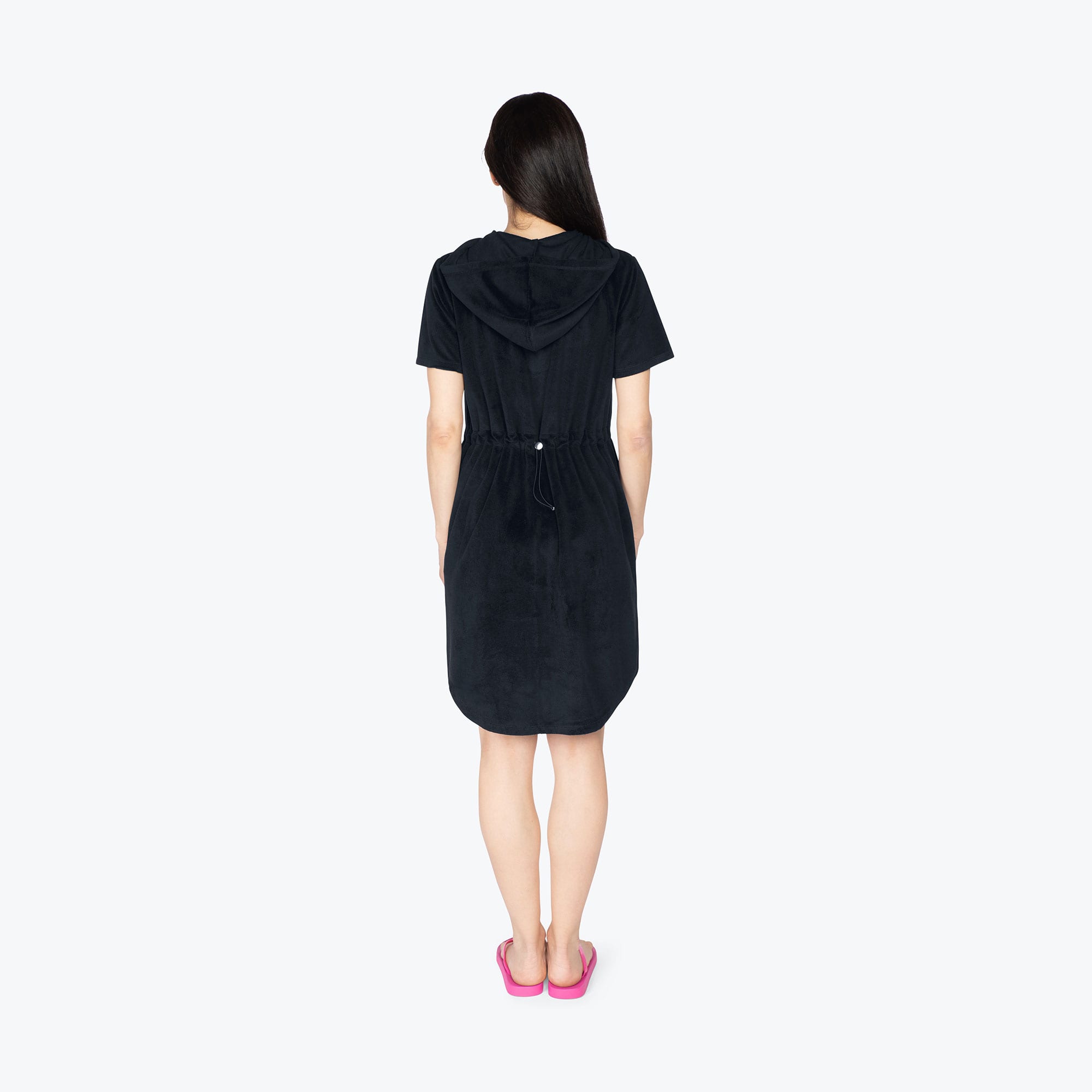 Skipper Coverup Hooded Dress - BLACK - Skipper_Apparel_Black_S_02