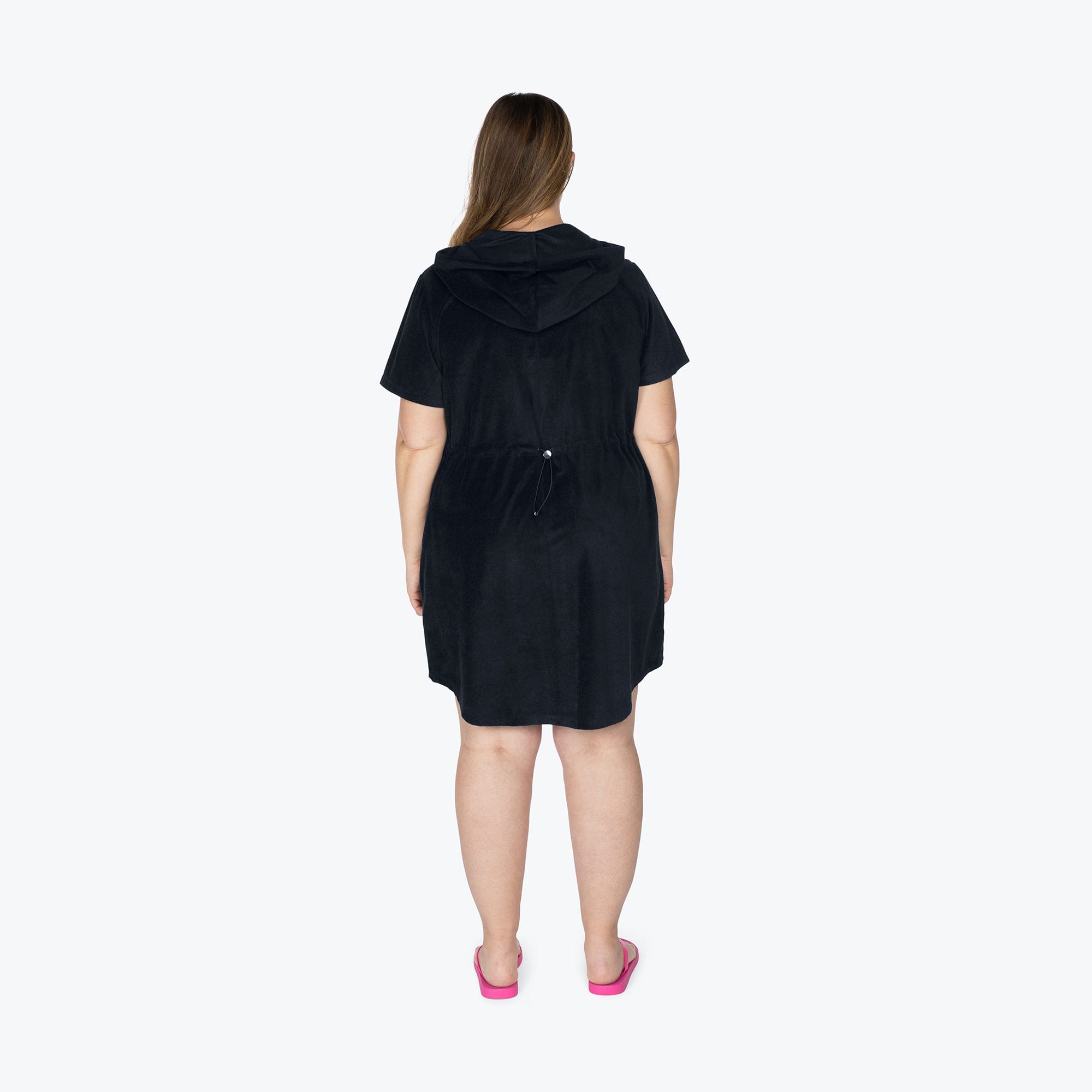 Skipper Coverup Hooded Dress - BLACK - Skipper_Apparel_Black_XL_02