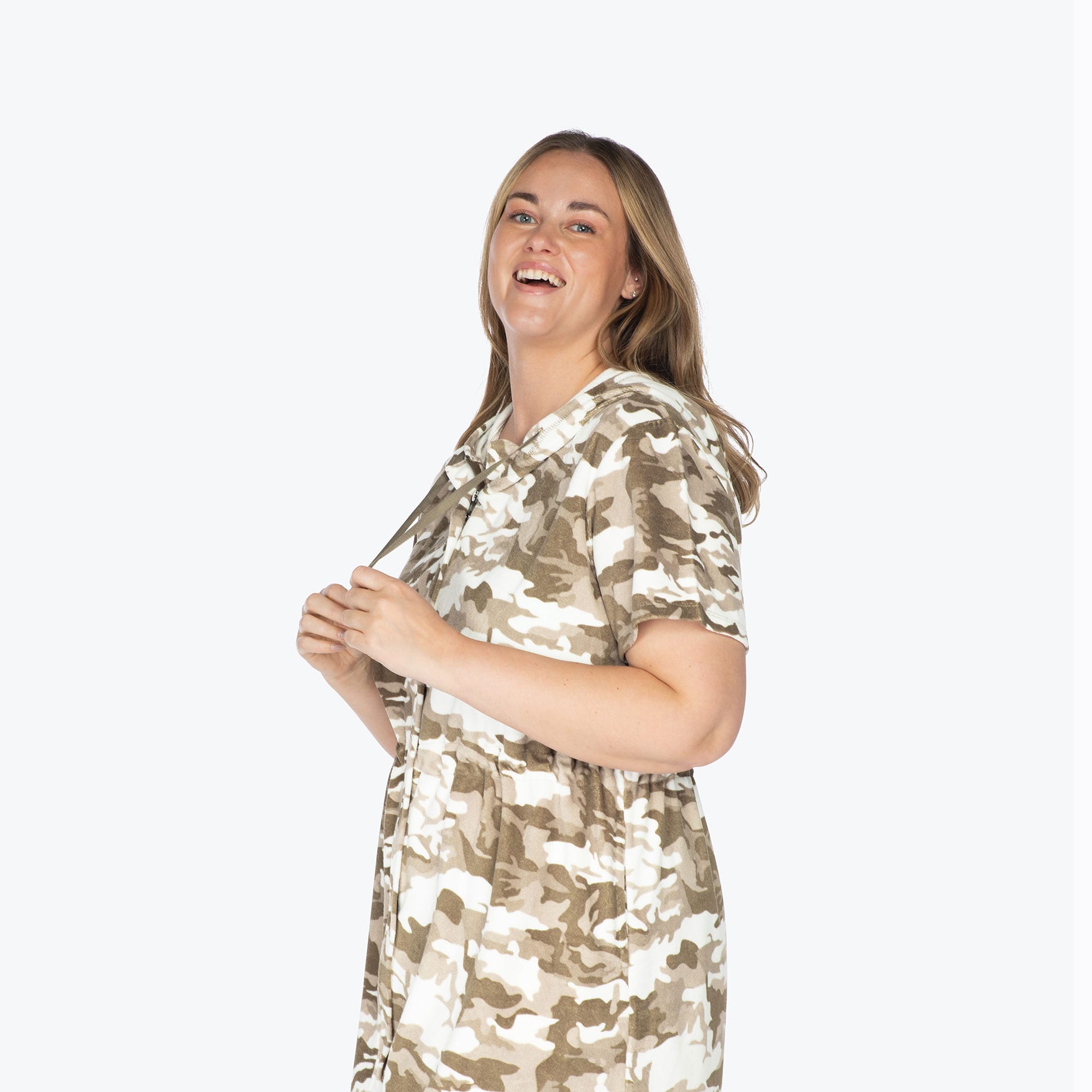 Skipper Coverup Hooded Dress - CAMO TAUPE - Skipper_Apparel_Camo_Taupe_XL_03d